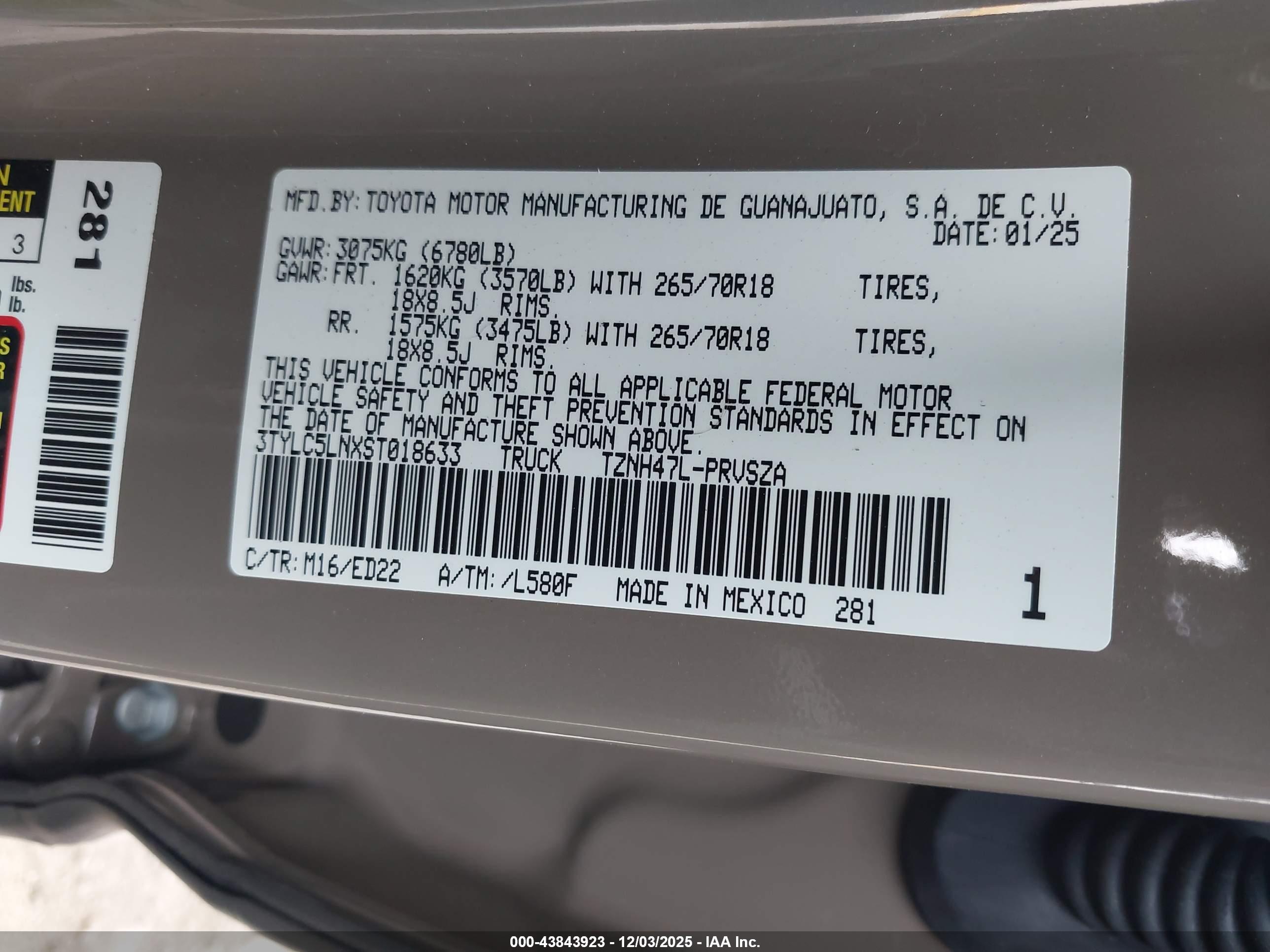 TOYOTA TACOMA image 9
