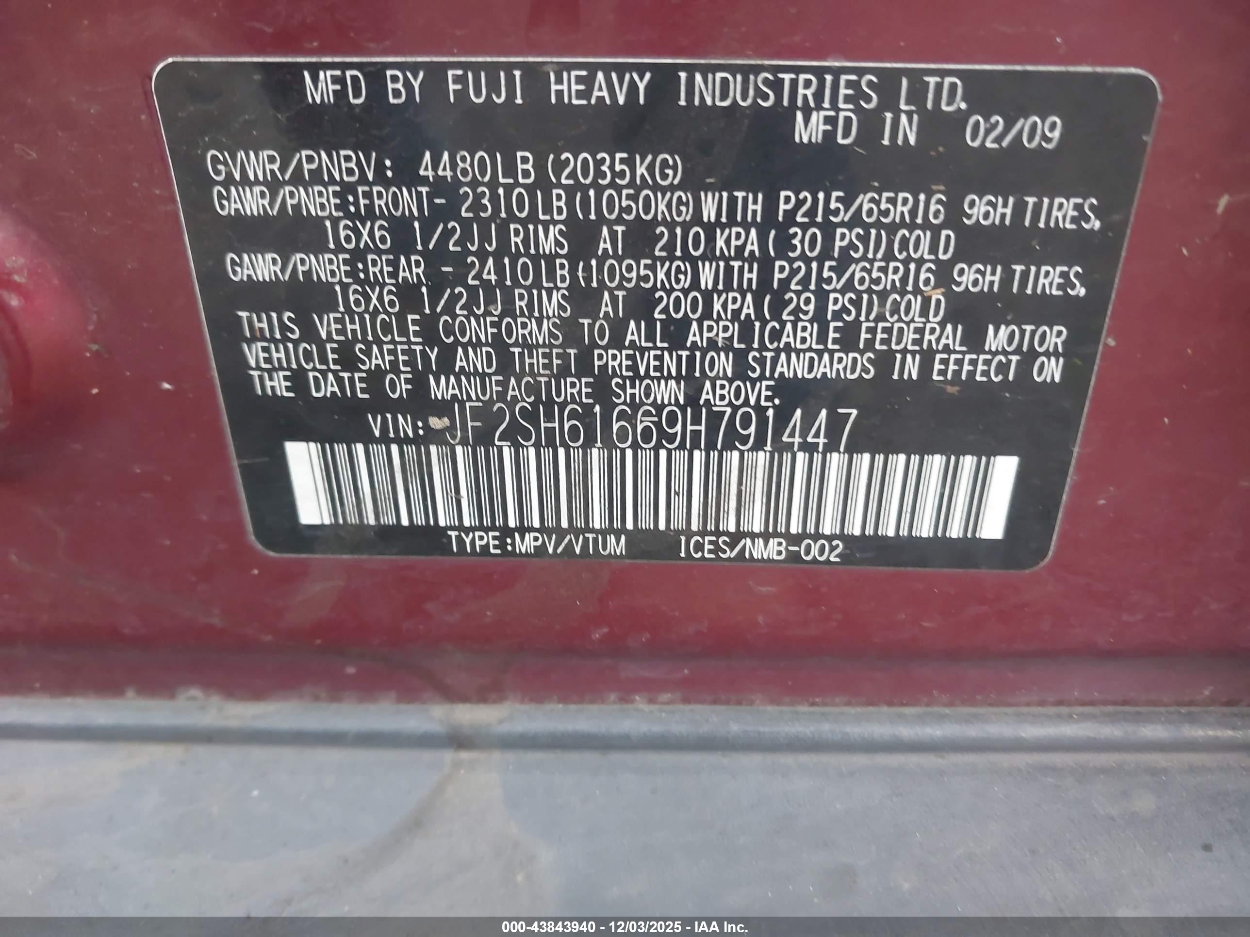 SUBARU FORESTER image 9