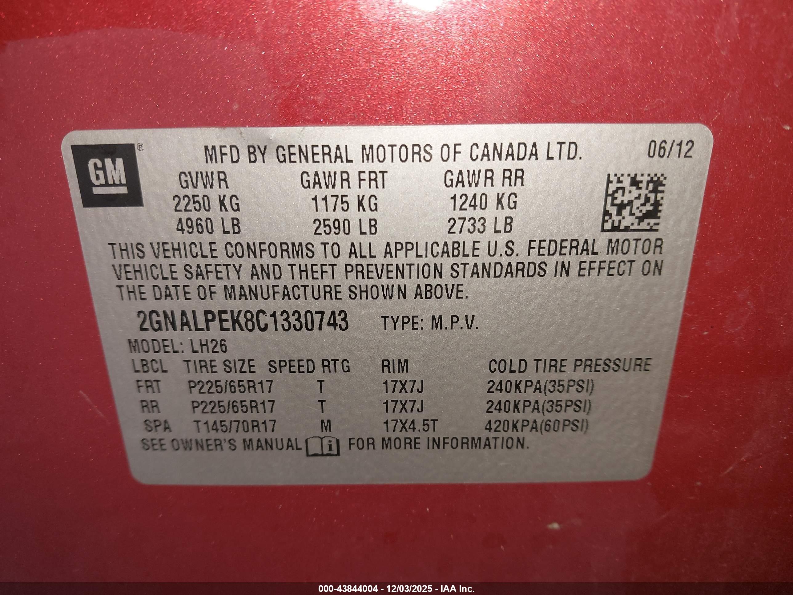 CHEVROLET EQUINOX image 9