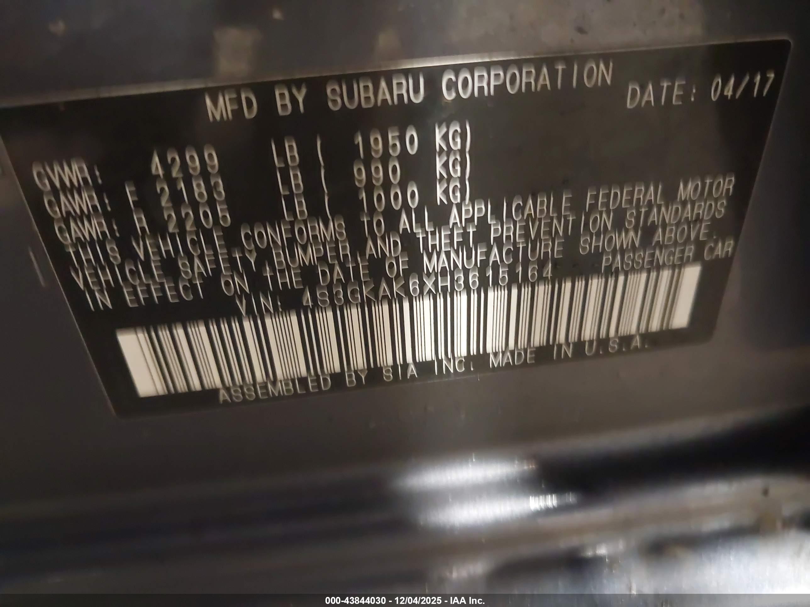SUBARU IMPREZA image 9