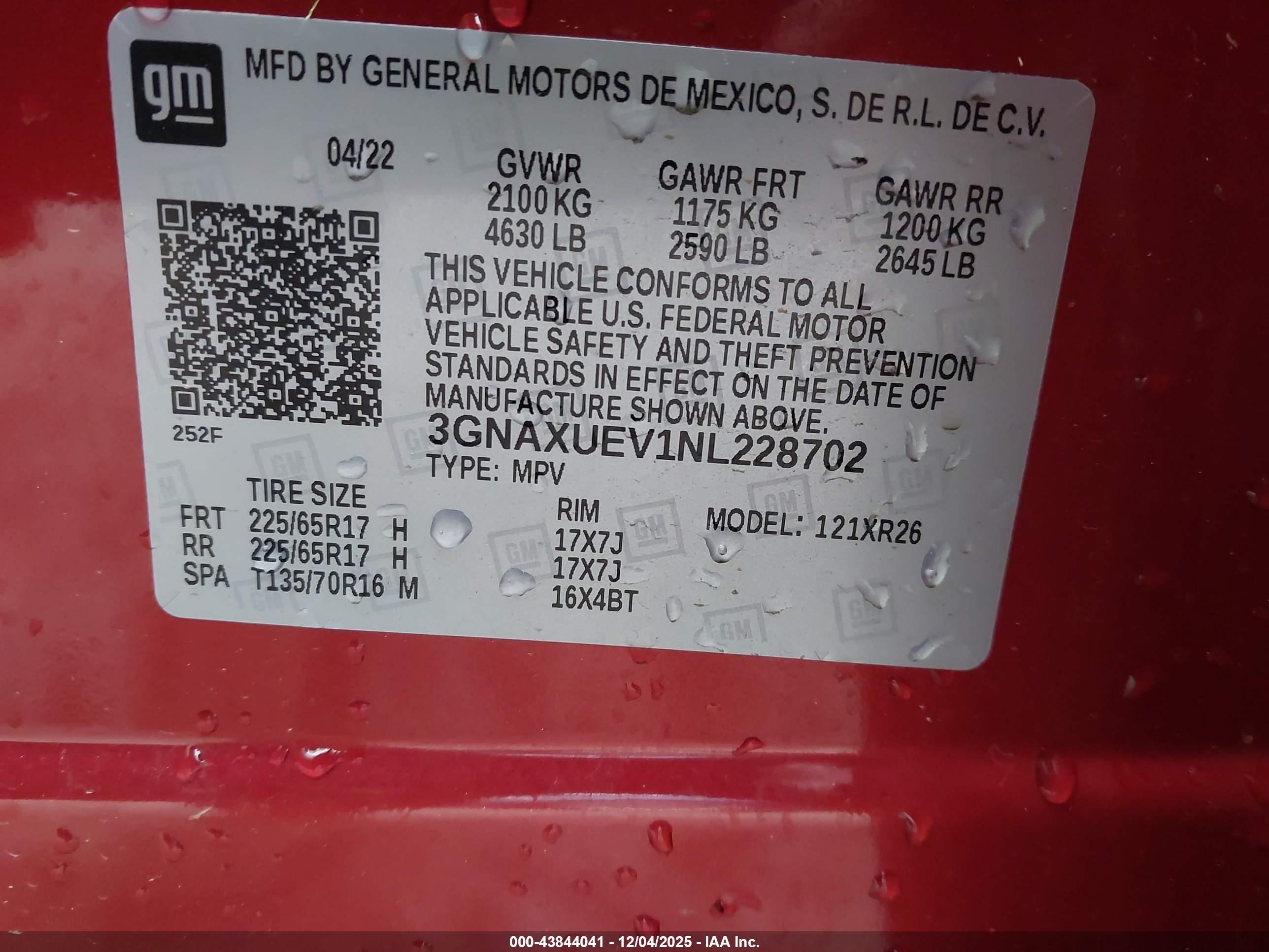 CHEVROLET EQUINOX image 9