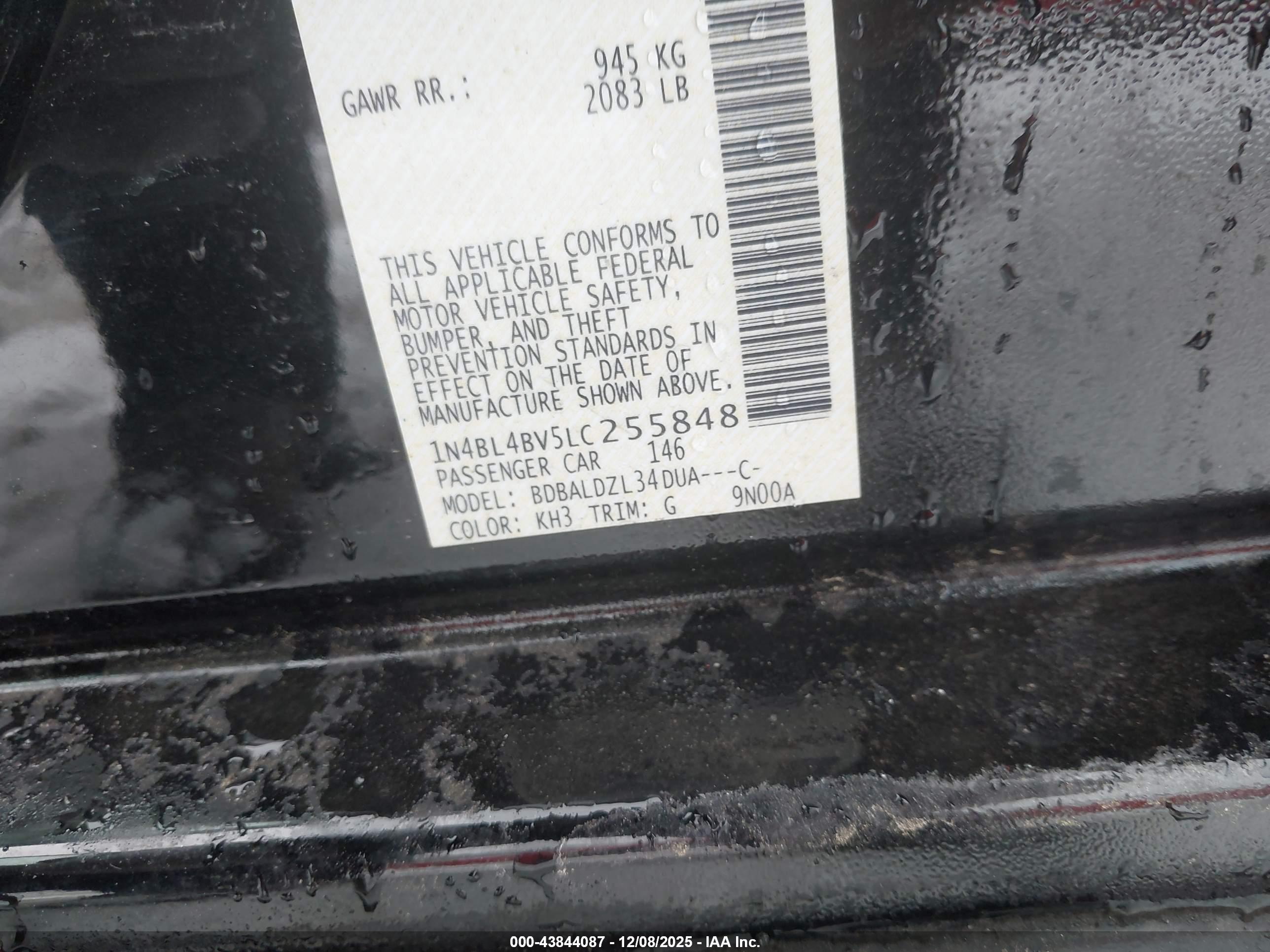 NISSAN ALTIMA image 9