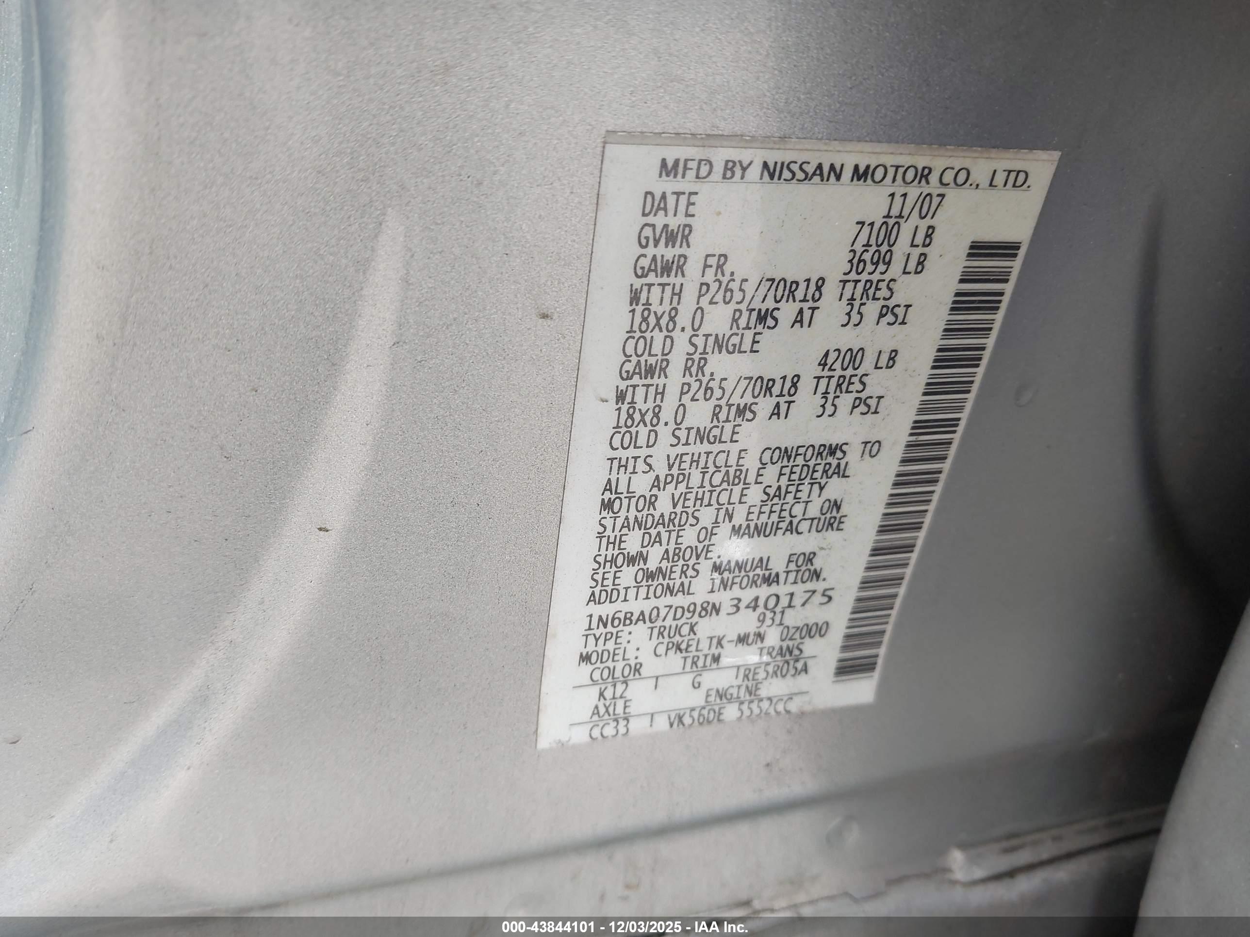 NISSAN TITAN image 9