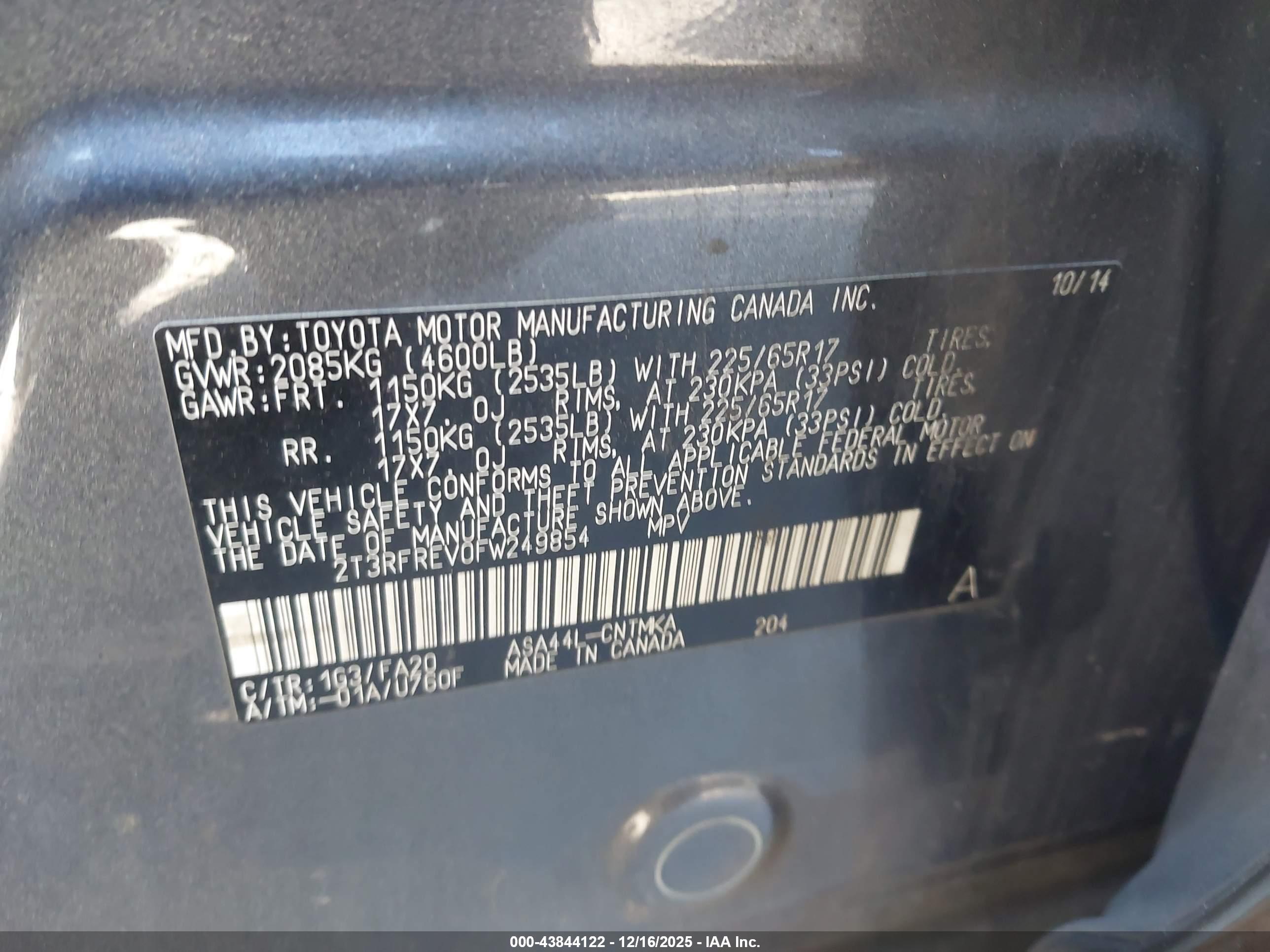 TOYOTA RAV4 image 9