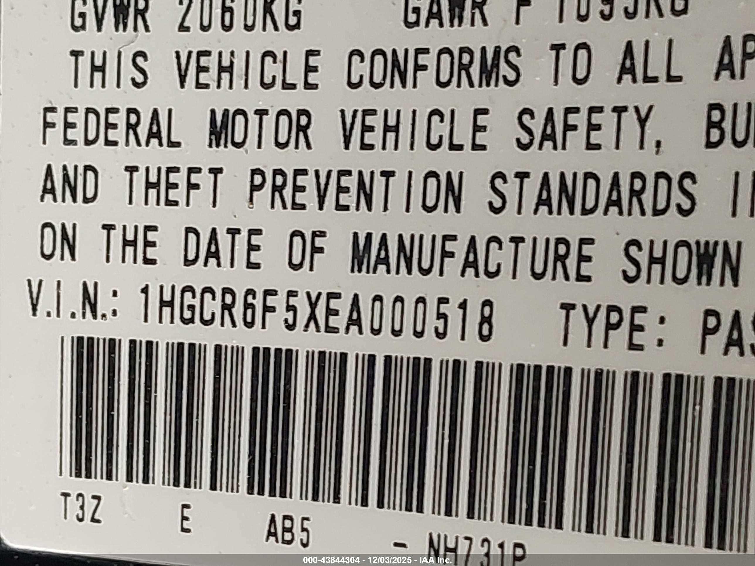 HONDA ACCORD image 9