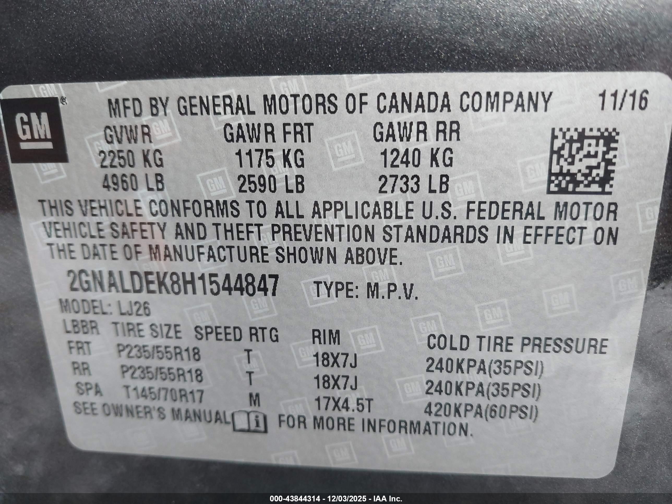 CHEVROLET EQUINOX image 9