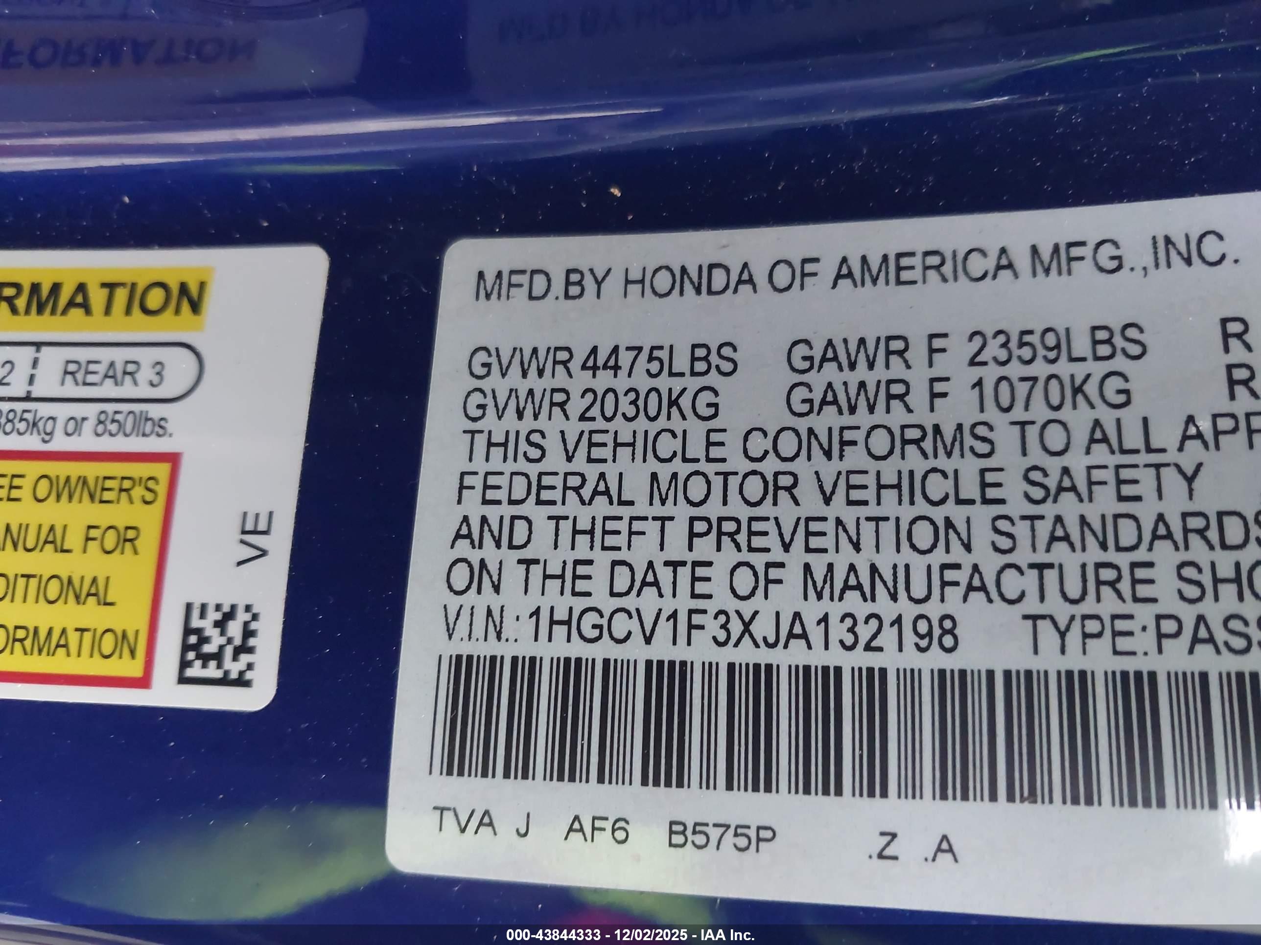 HONDA ACCORD image 9