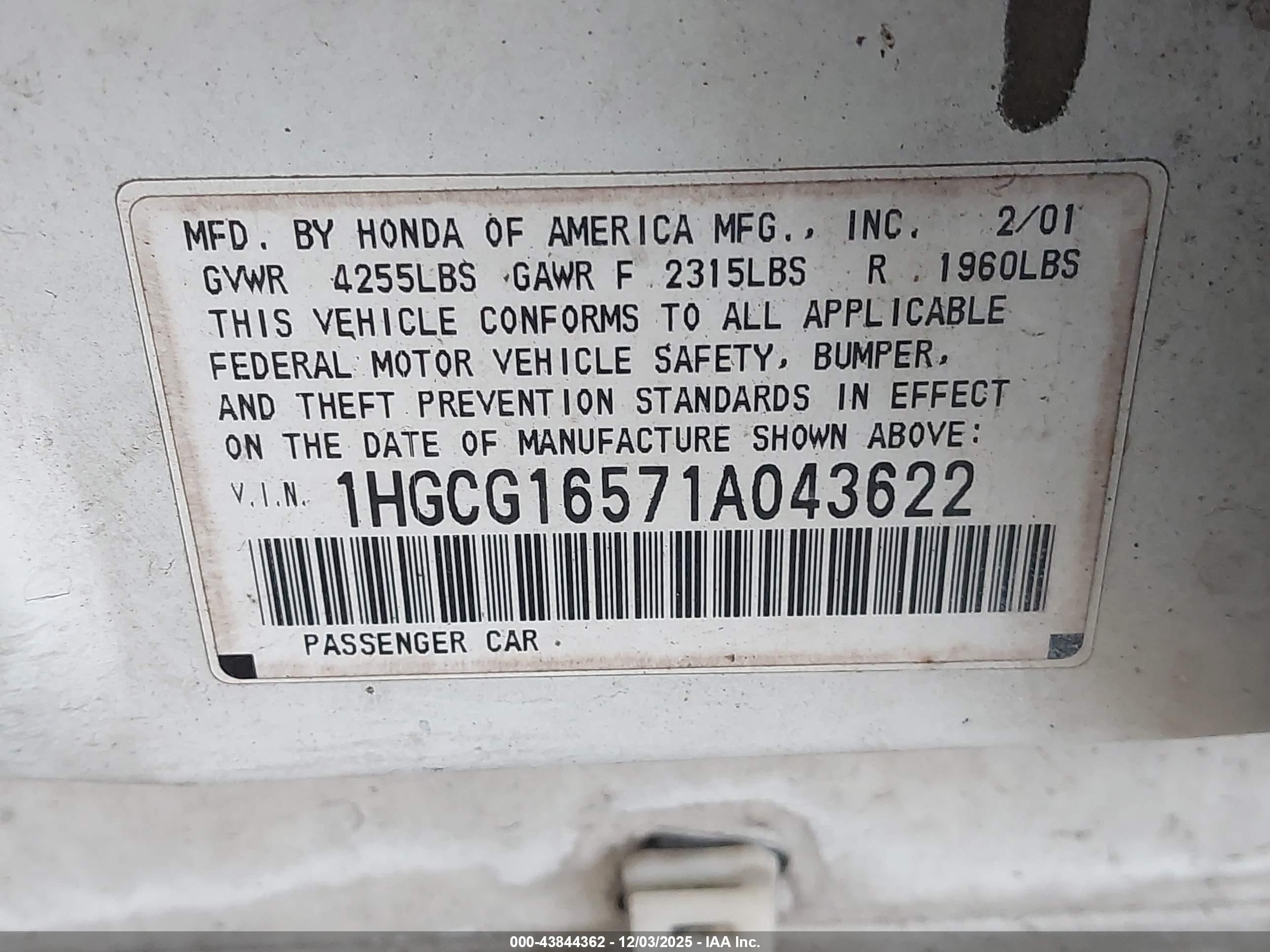 HONDA ACCORD image 9