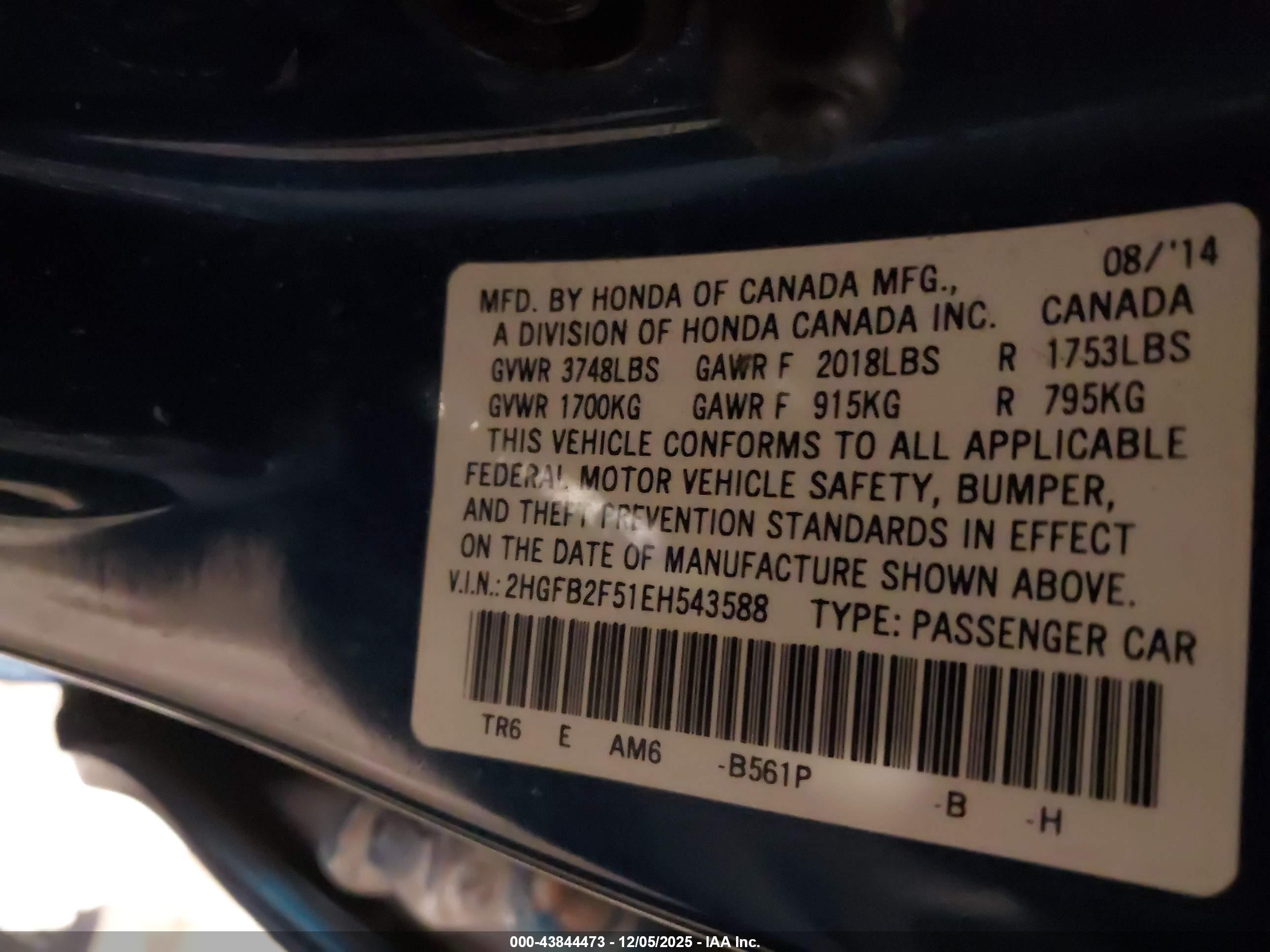 HONDA CIVIC image 9