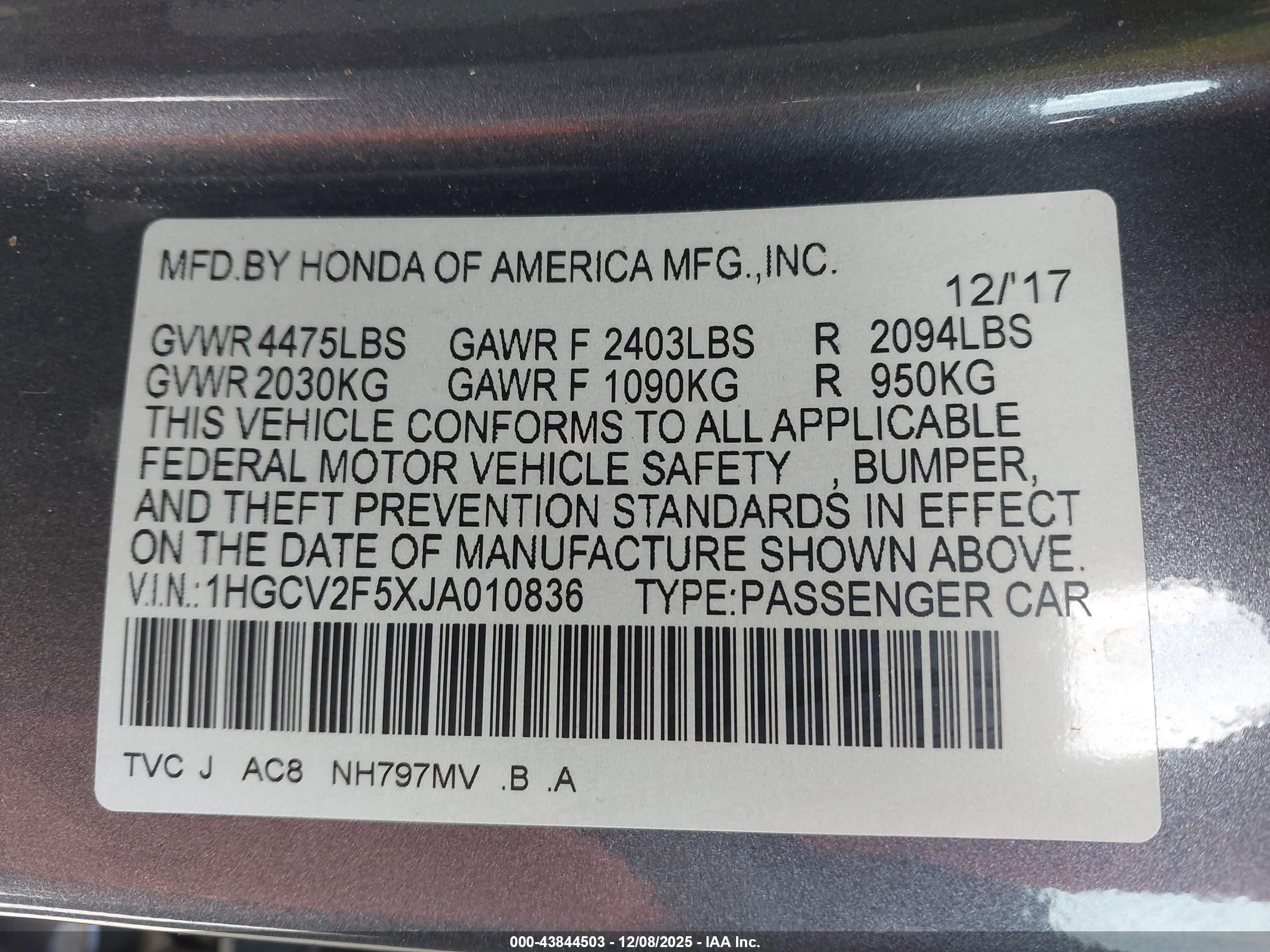 HONDA ACCORD image 9