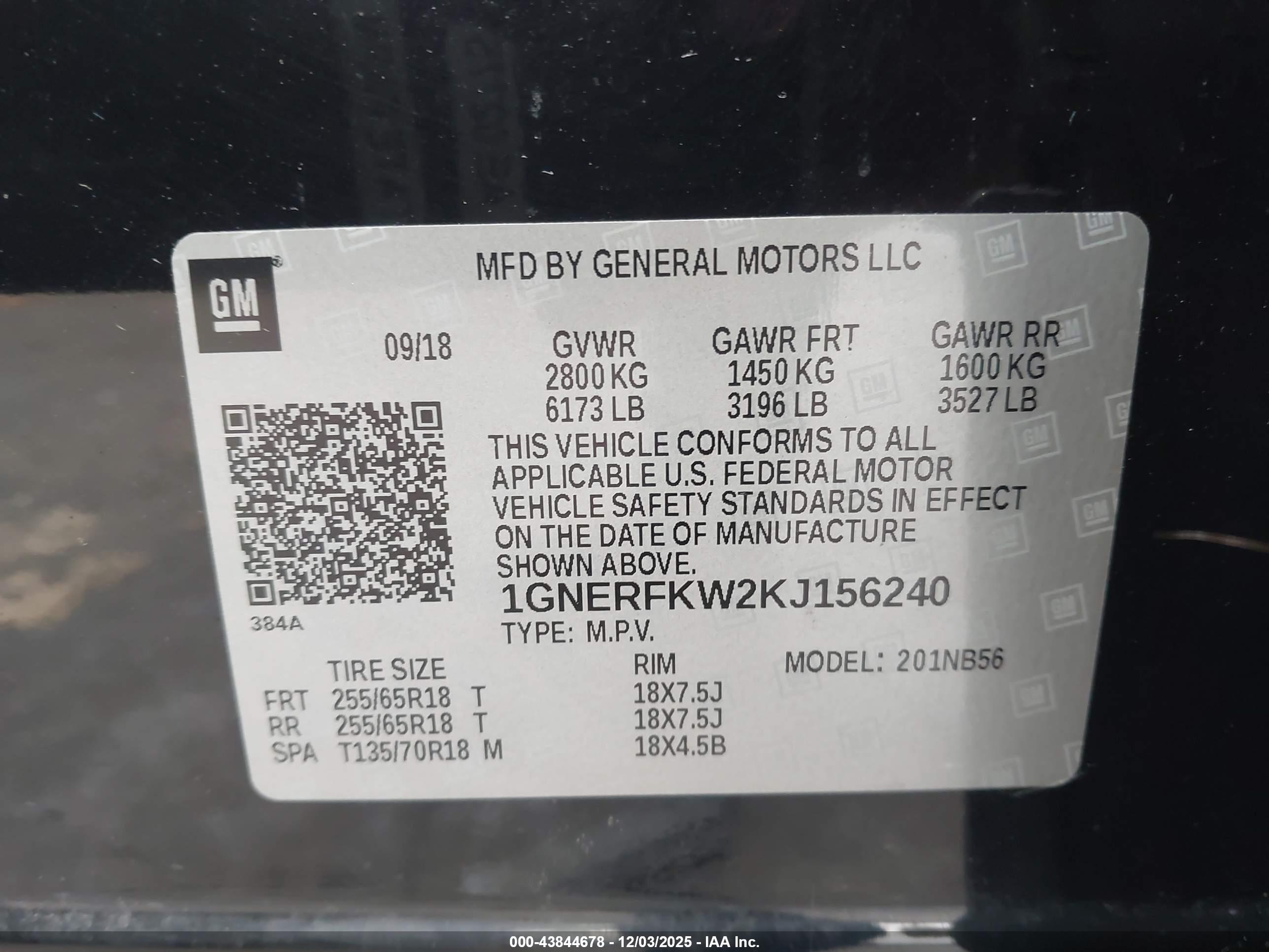 CHEVROLET TRAVERSE image 9