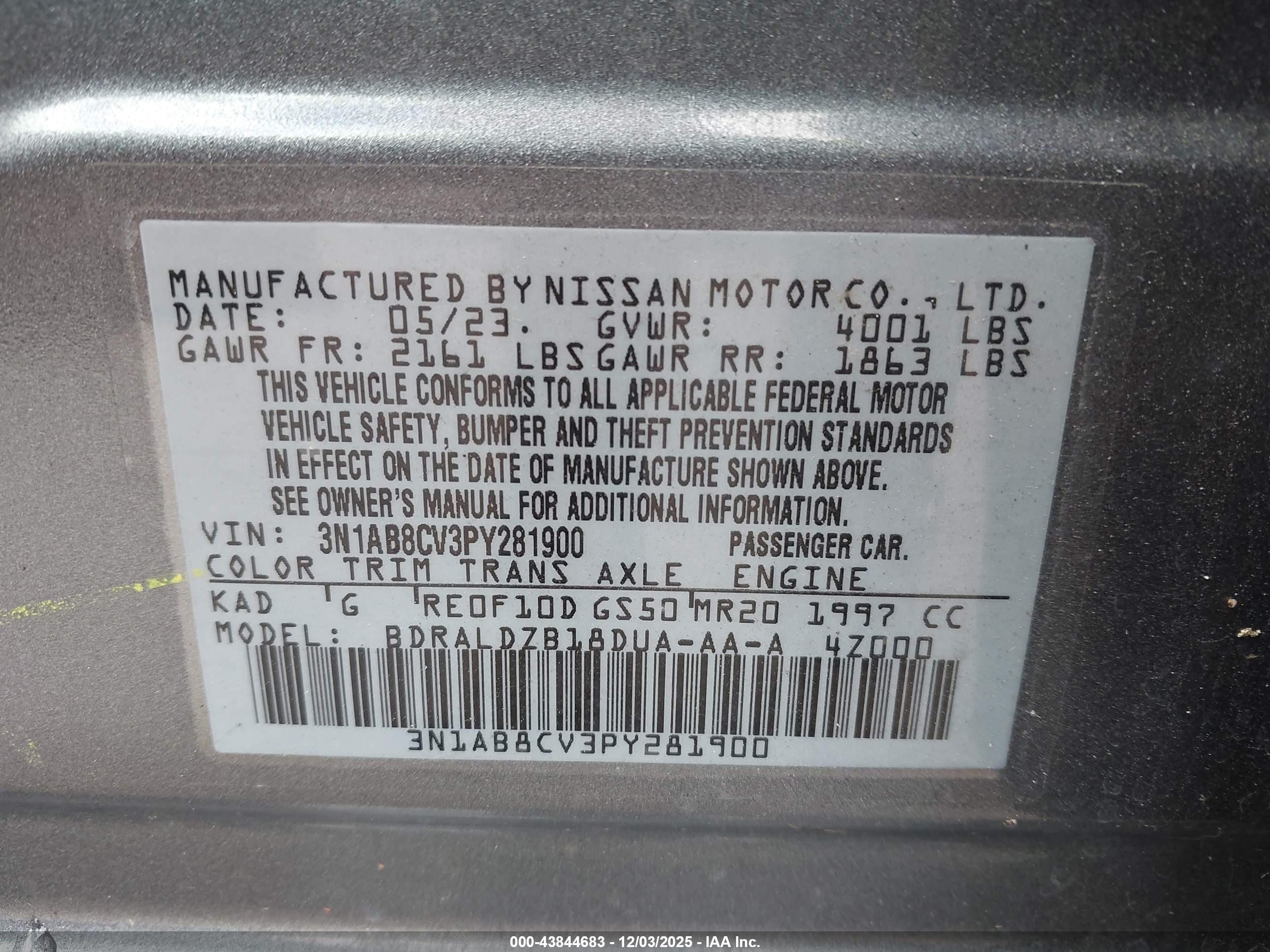 NISSAN SENTRA image 9