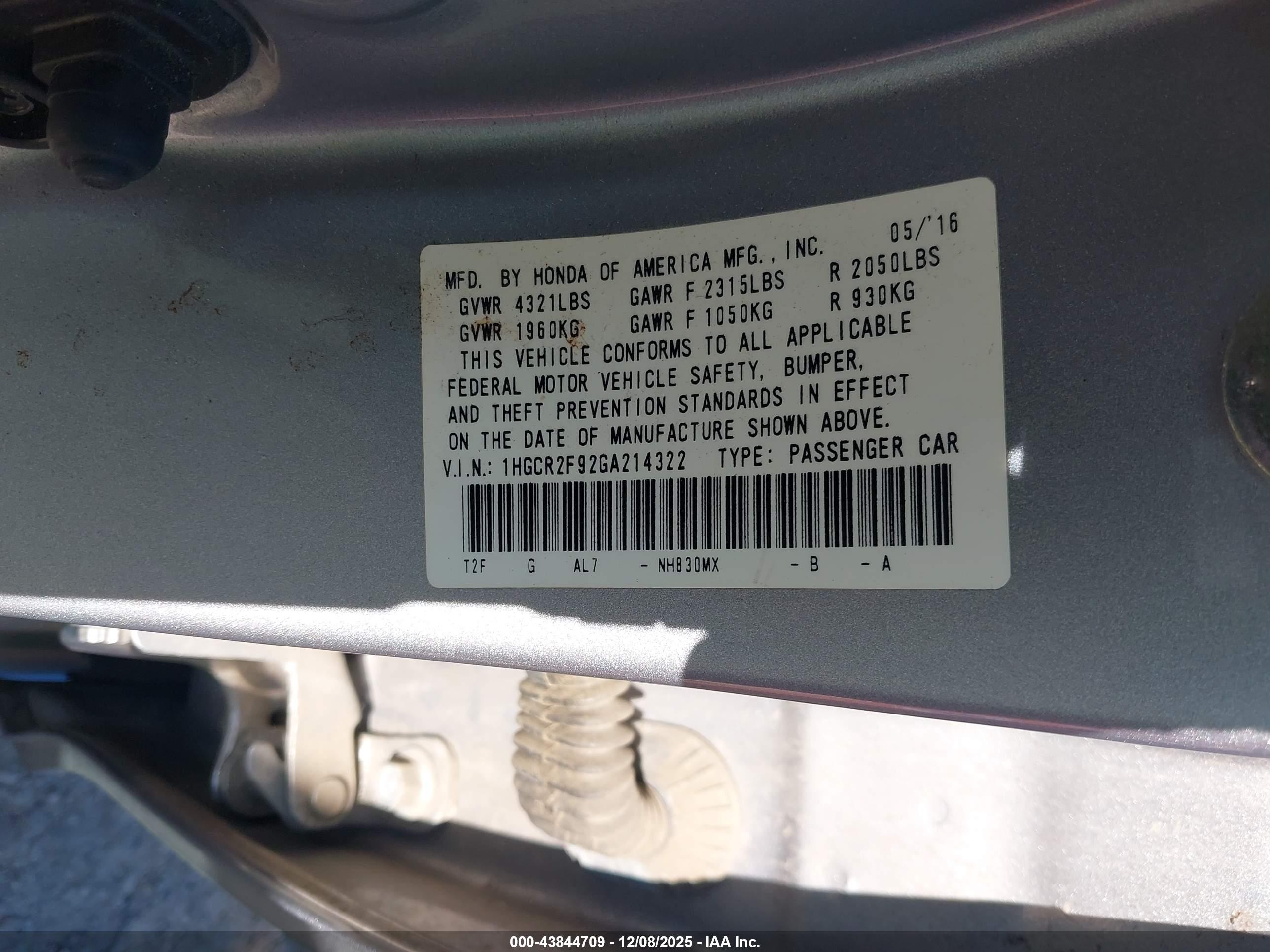 HONDA ACCORD image 9