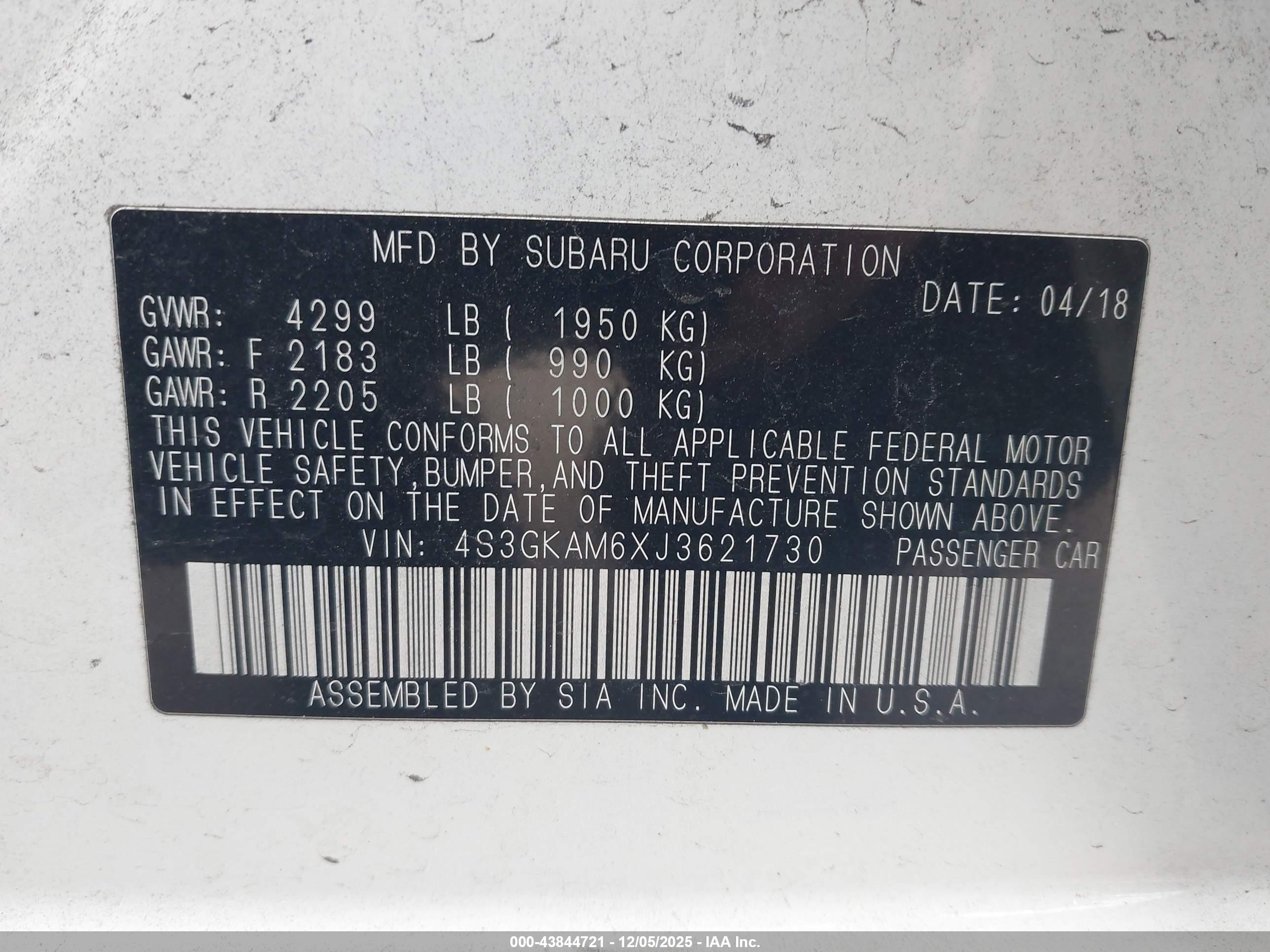 SUBARU IMPREZA image 9