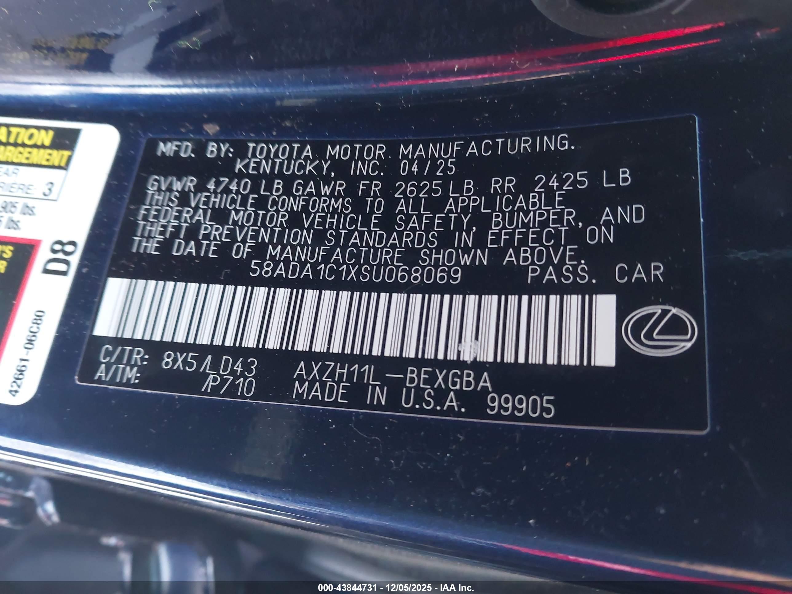 LEXUS ES image 9