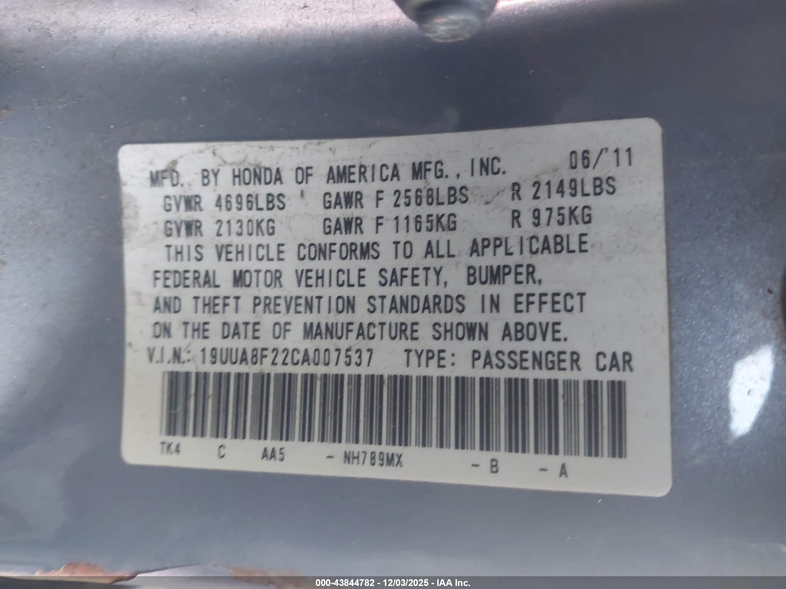 ACURA TL image 9