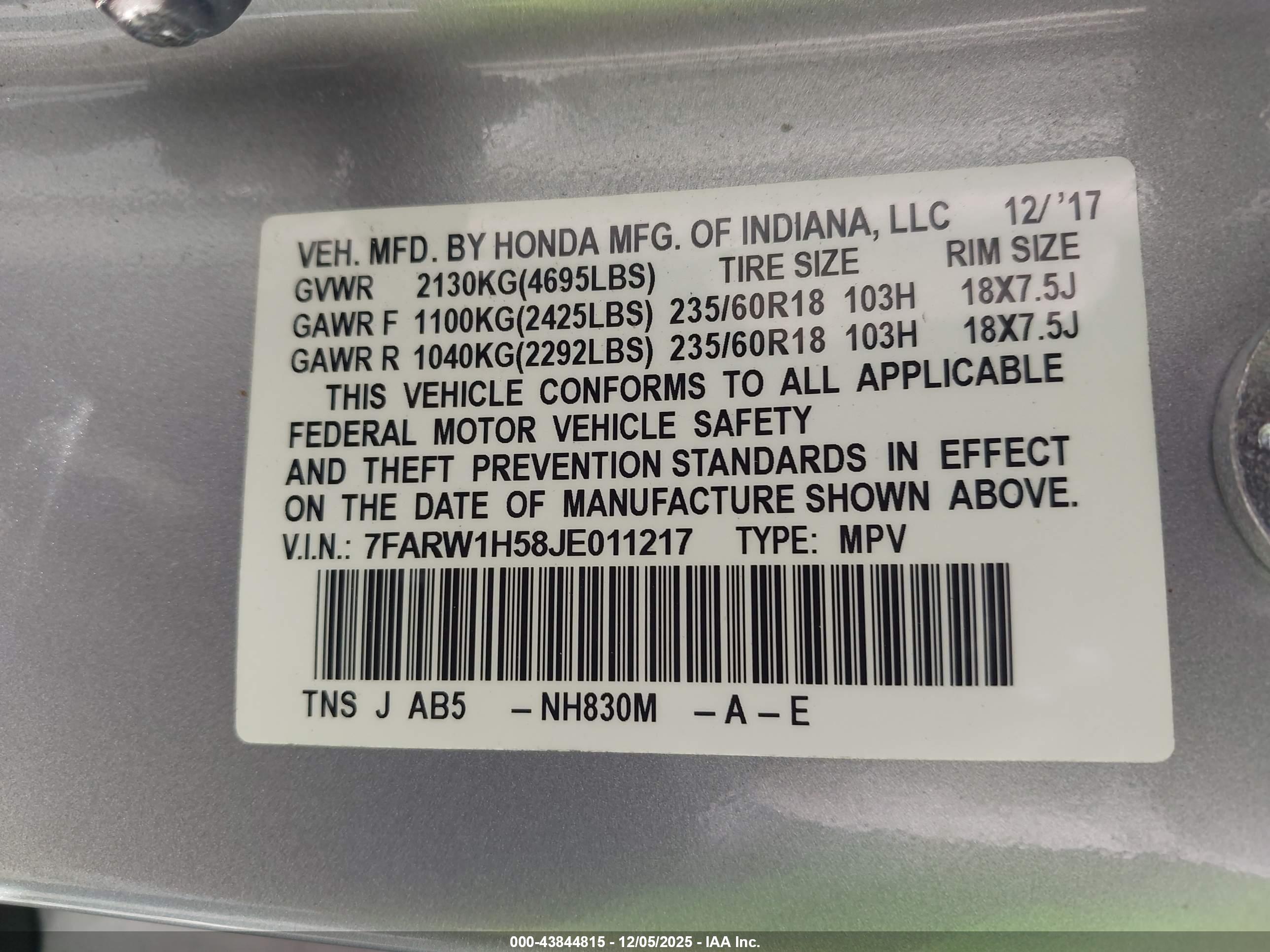 HONDA CR-V image 9