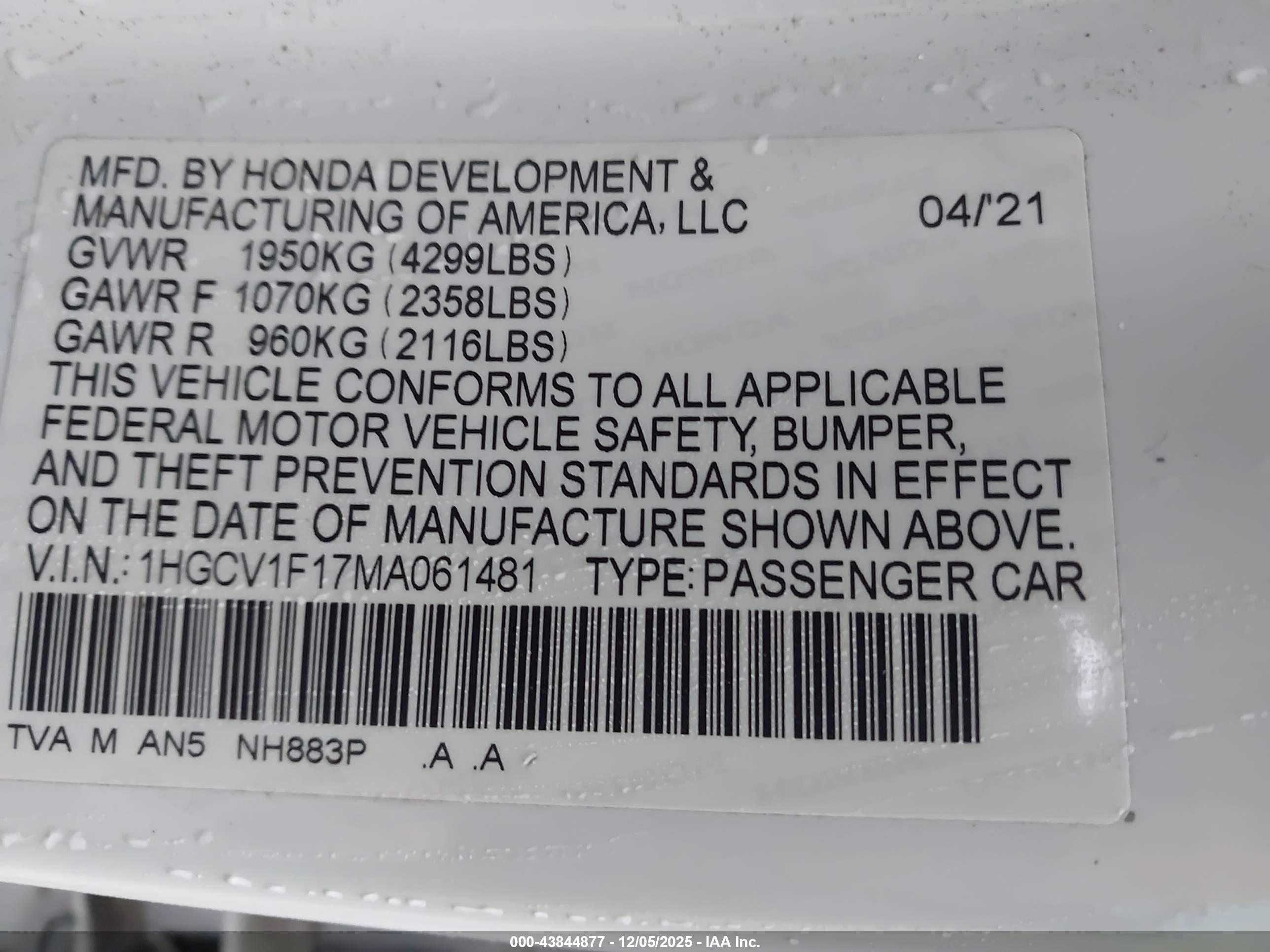 HONDA ACCORD image 9