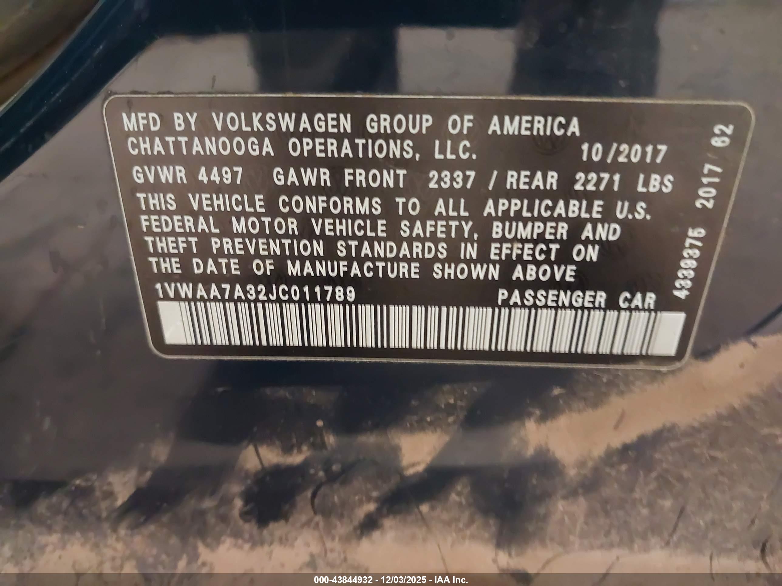 VOLKSWAGEN PASSAT image 9