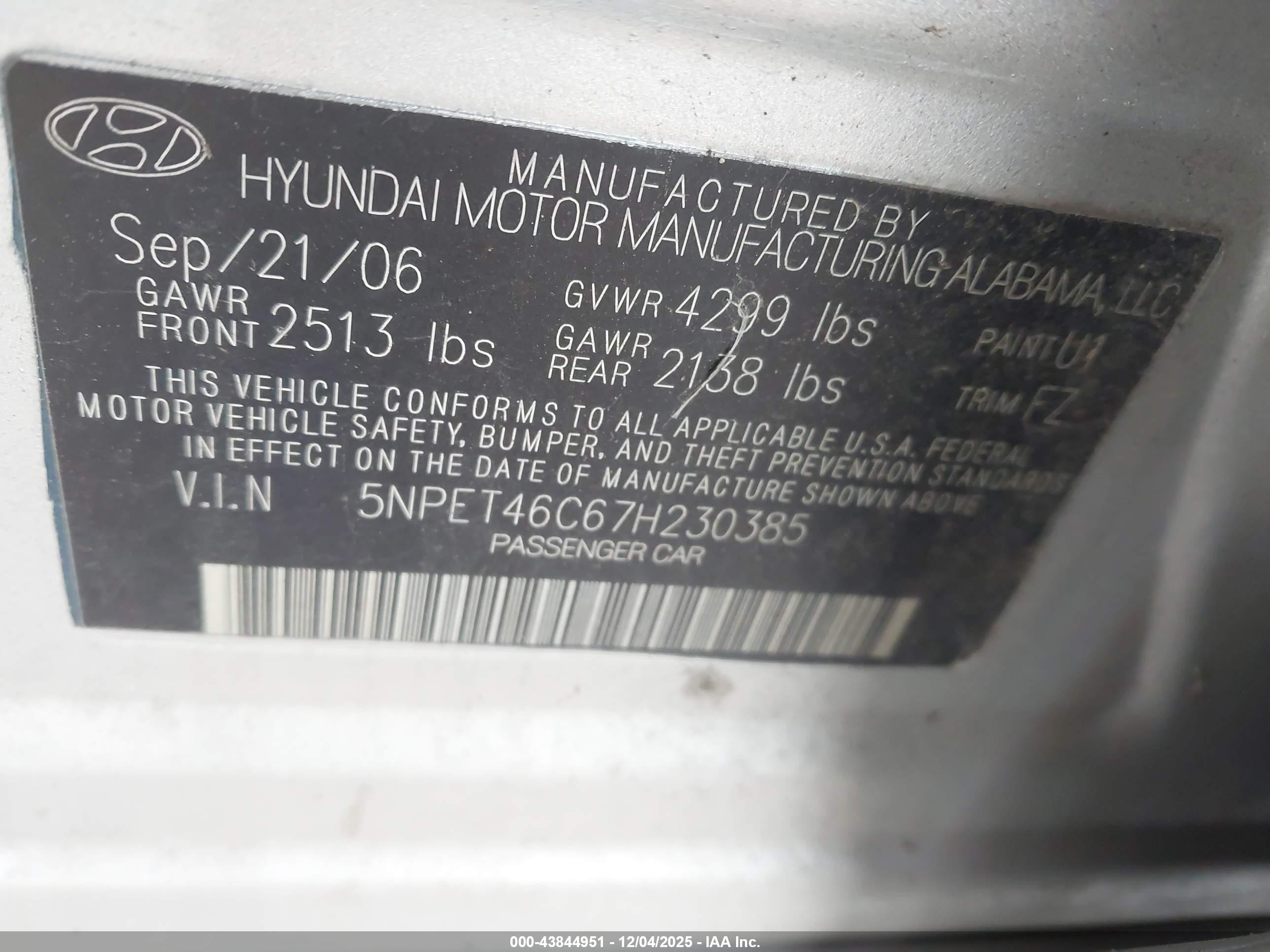 HYUNDAI SONATA image 9