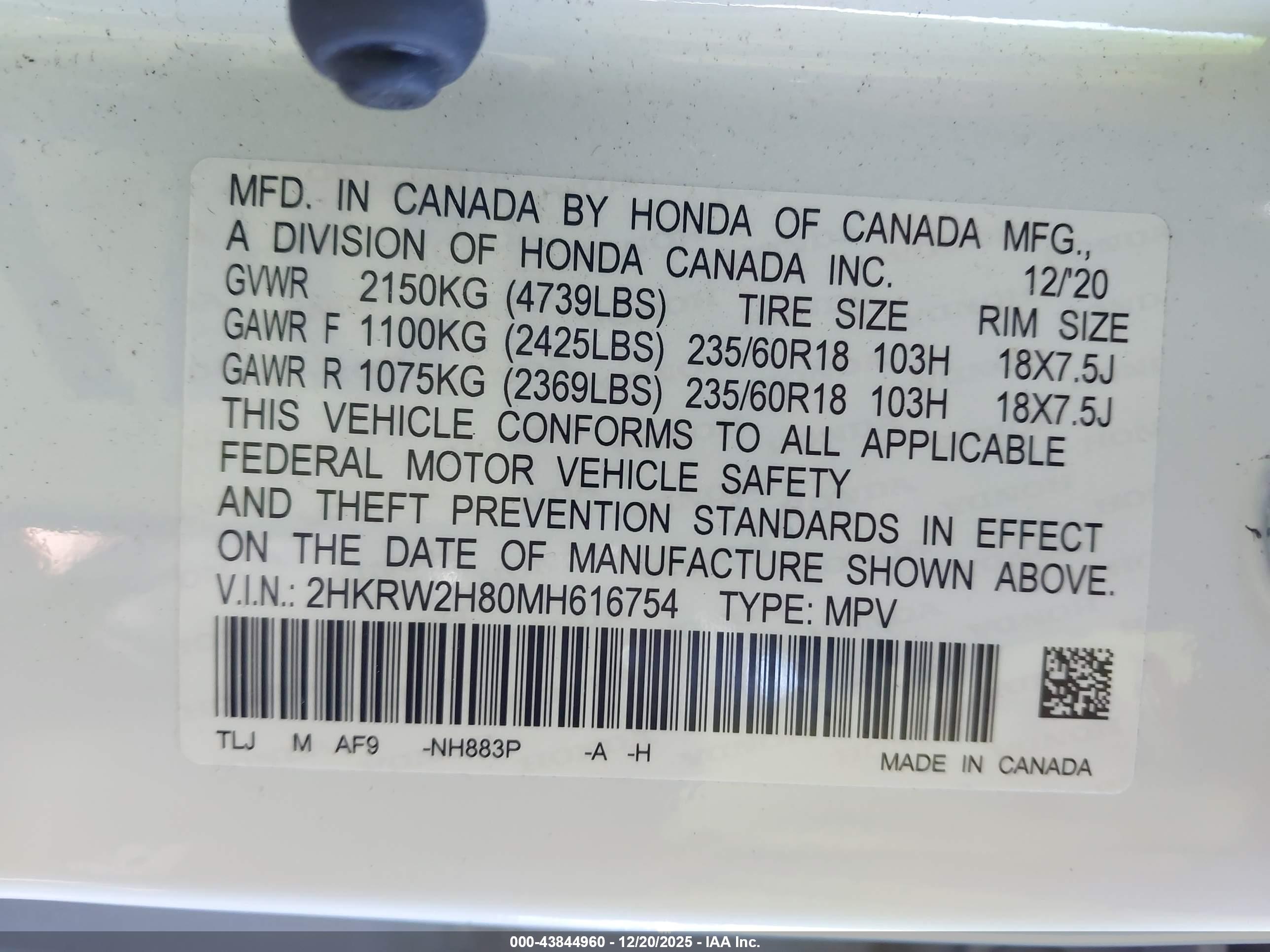 HONDA CR-V image 9