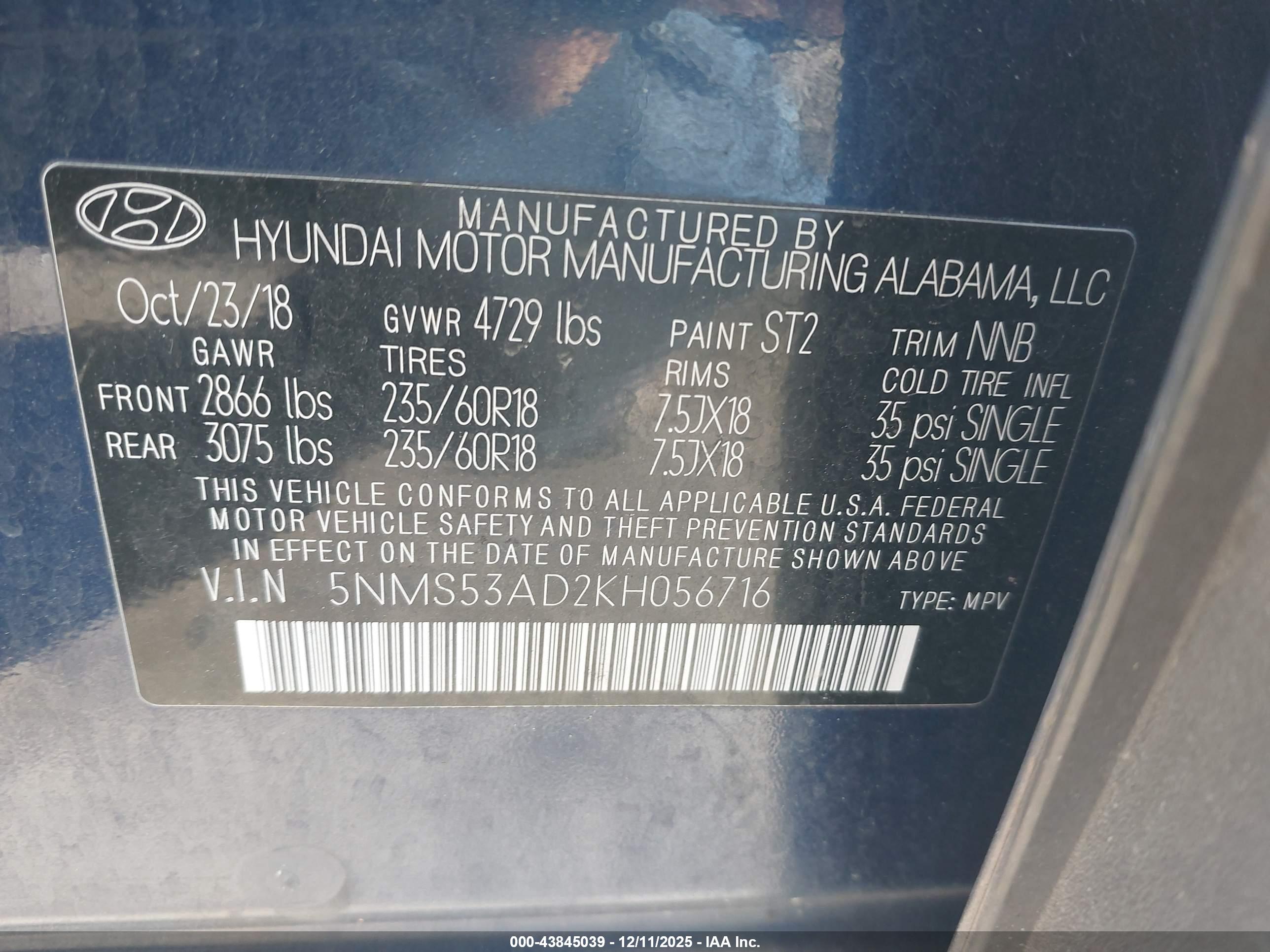 HYUNDAI SANTA image 9