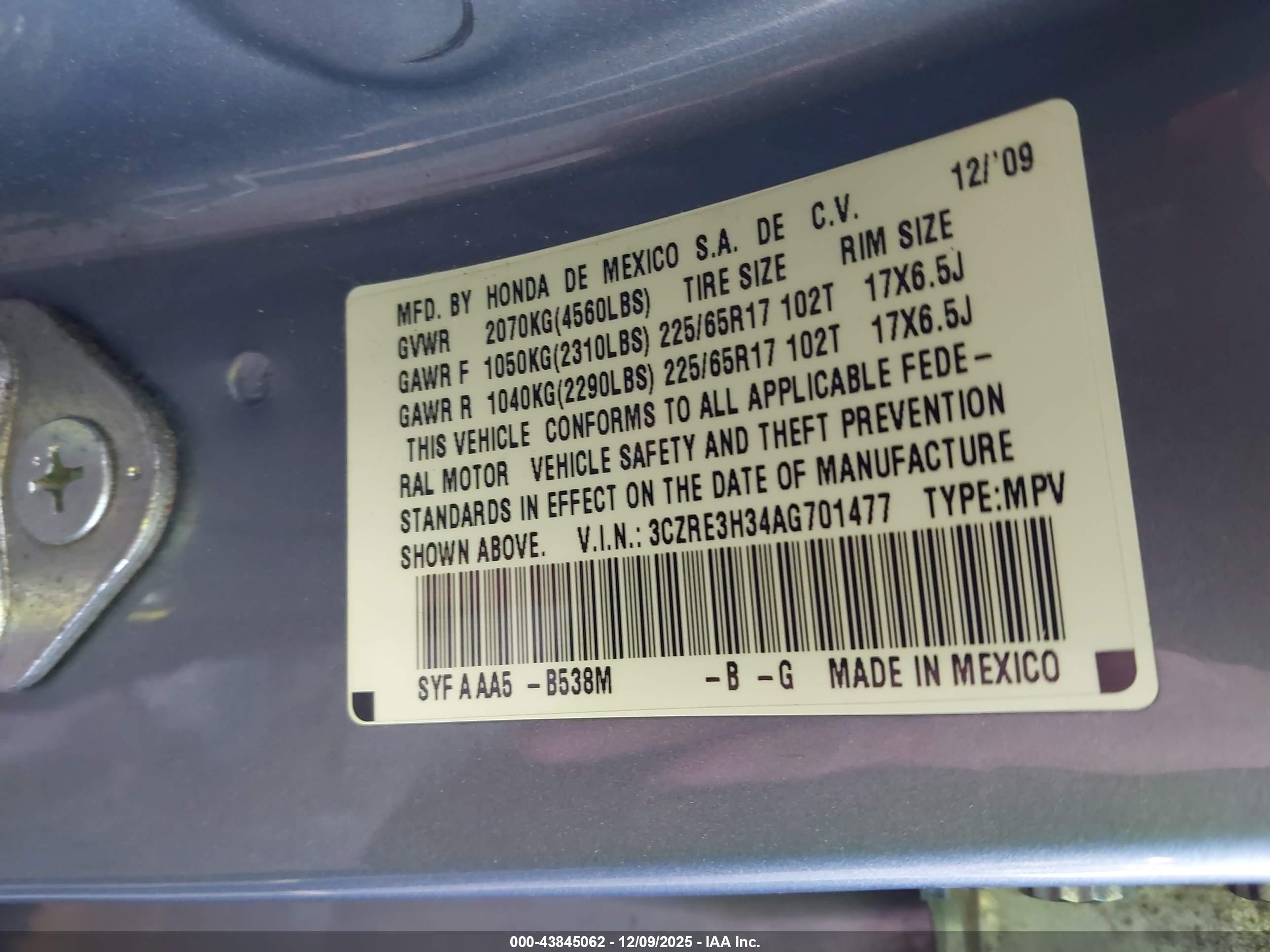 HONDA CR-V image 9