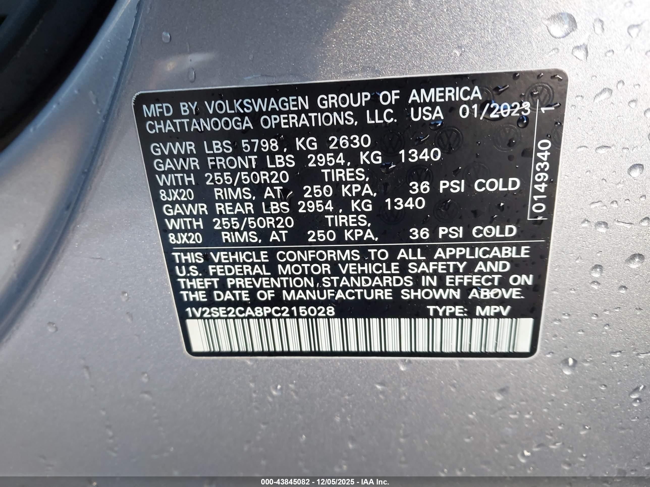 VOLKSWAGEN ATLAS image 9