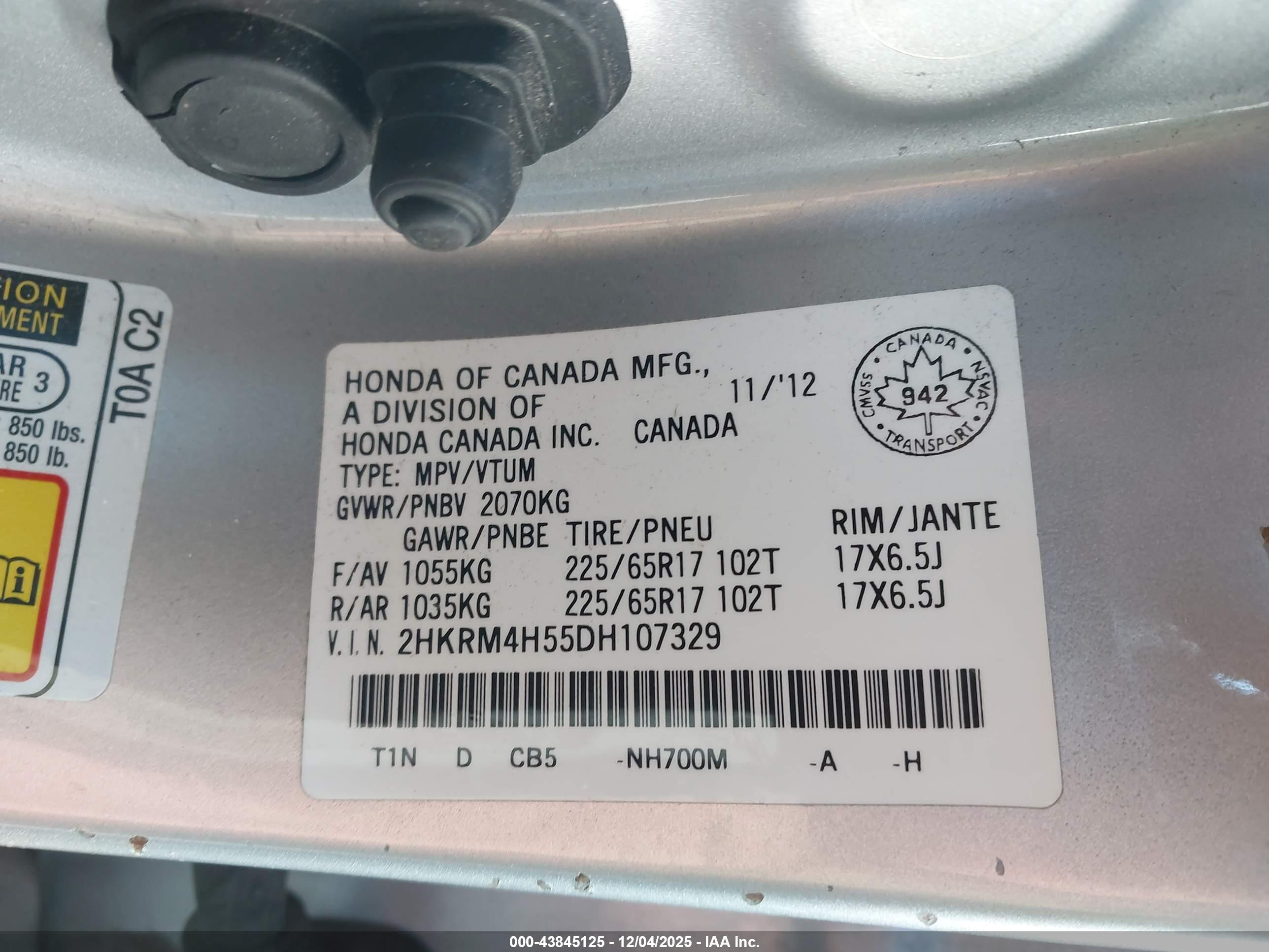 HONDA CR-V image 9