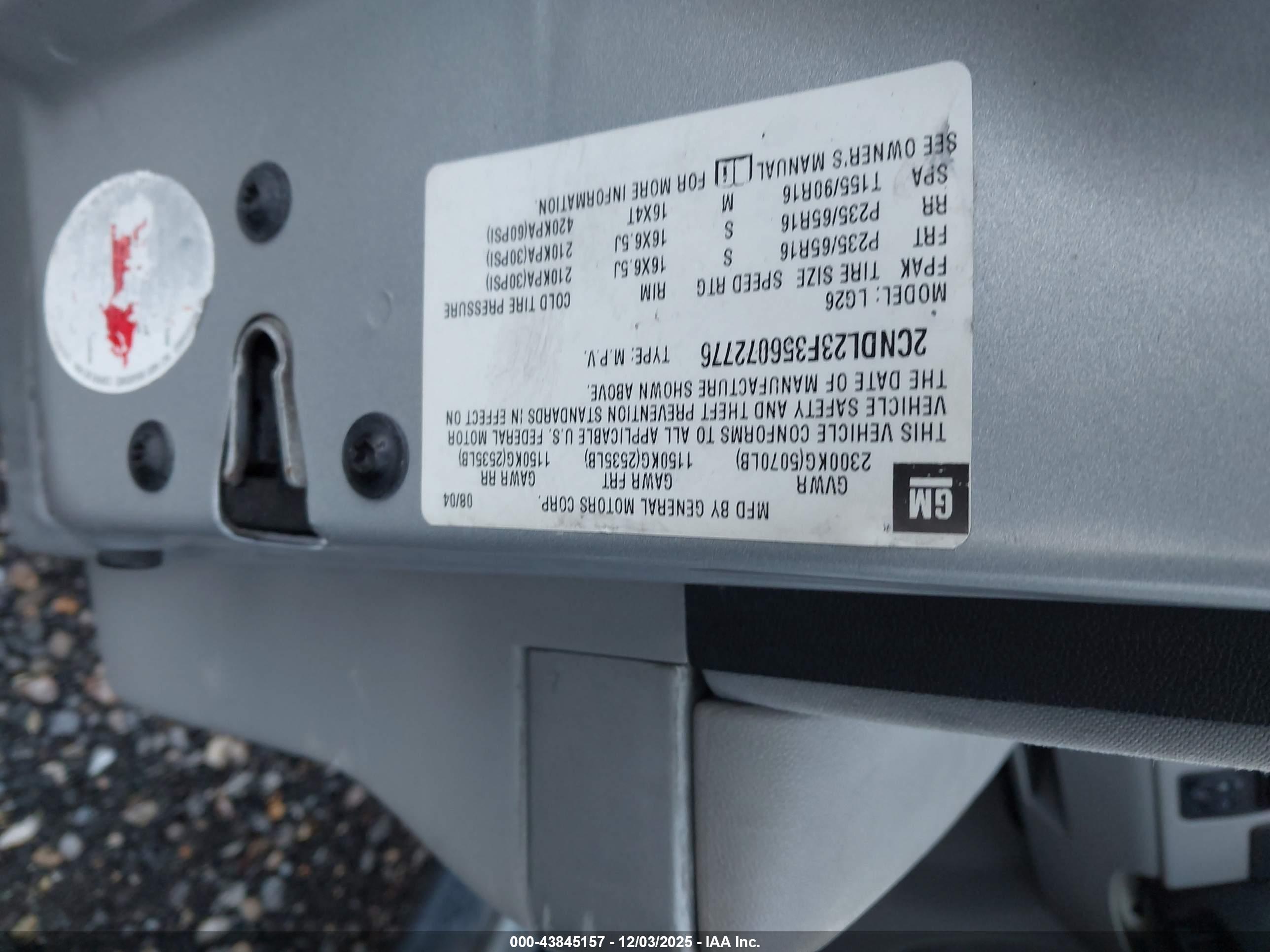 CHEVROLET EQUINOX image 9