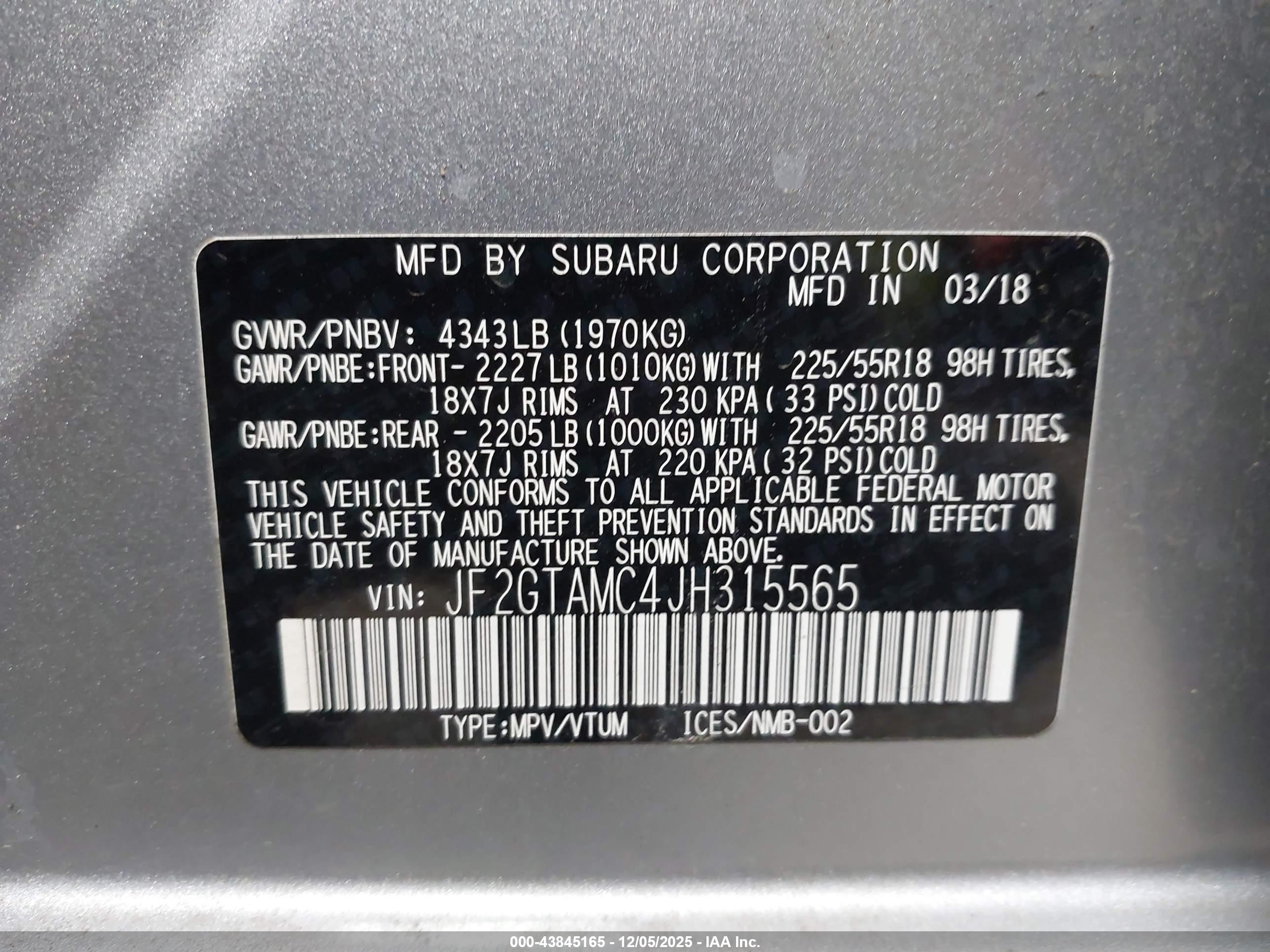 SUBARU CROSSTREK image 9