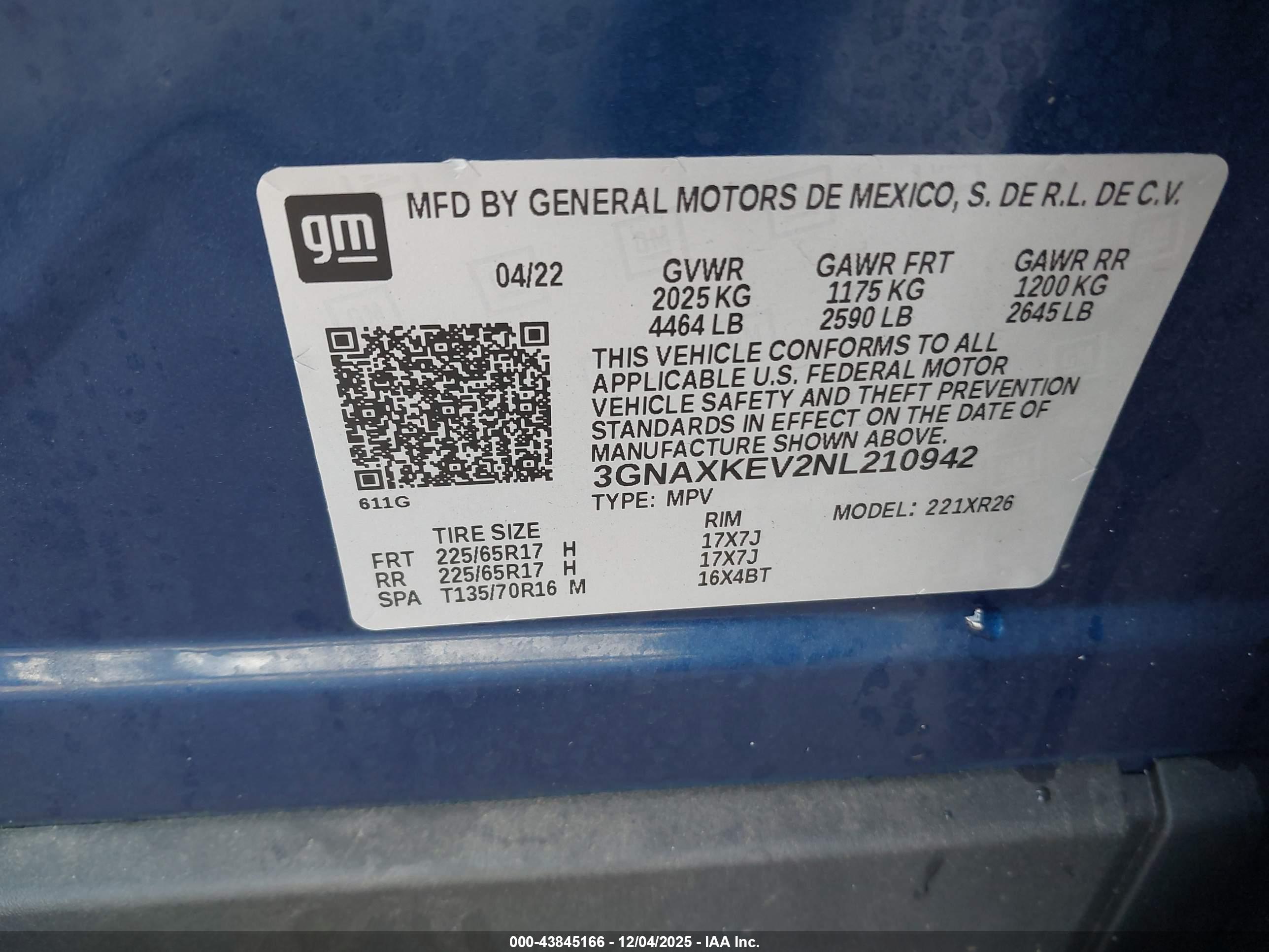 CHEVROLET EQUINOX image 9