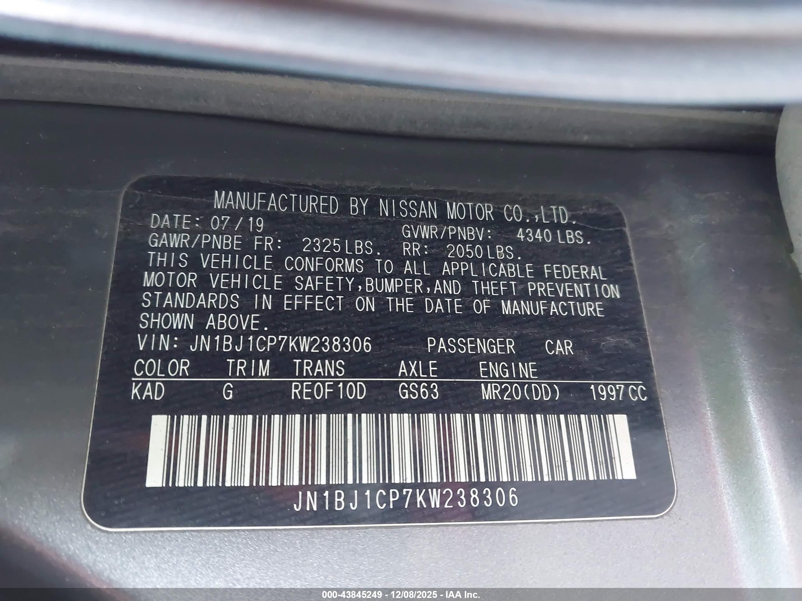 NISSAN ROGUE image 9
