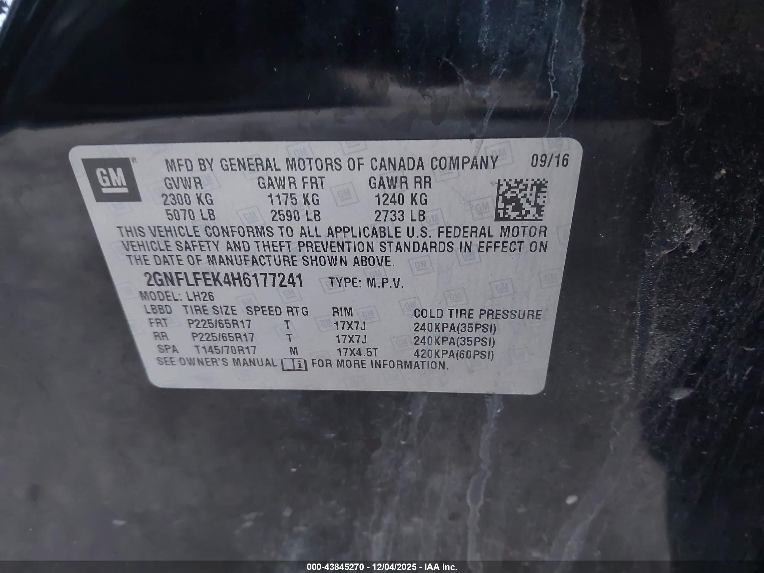 CHEVROLET EQUINOX image 9