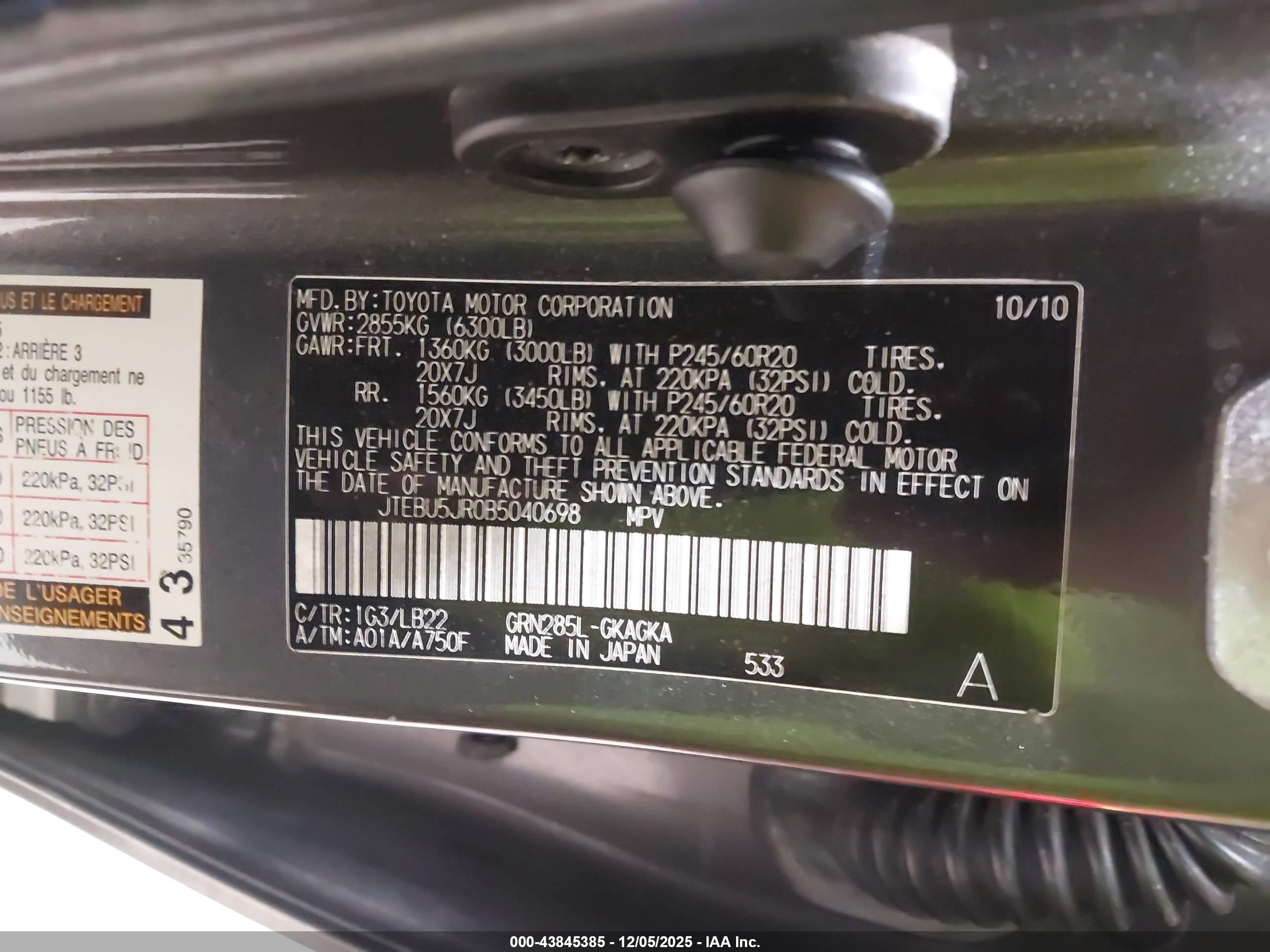 TOYOTA 4RUNNER image 9