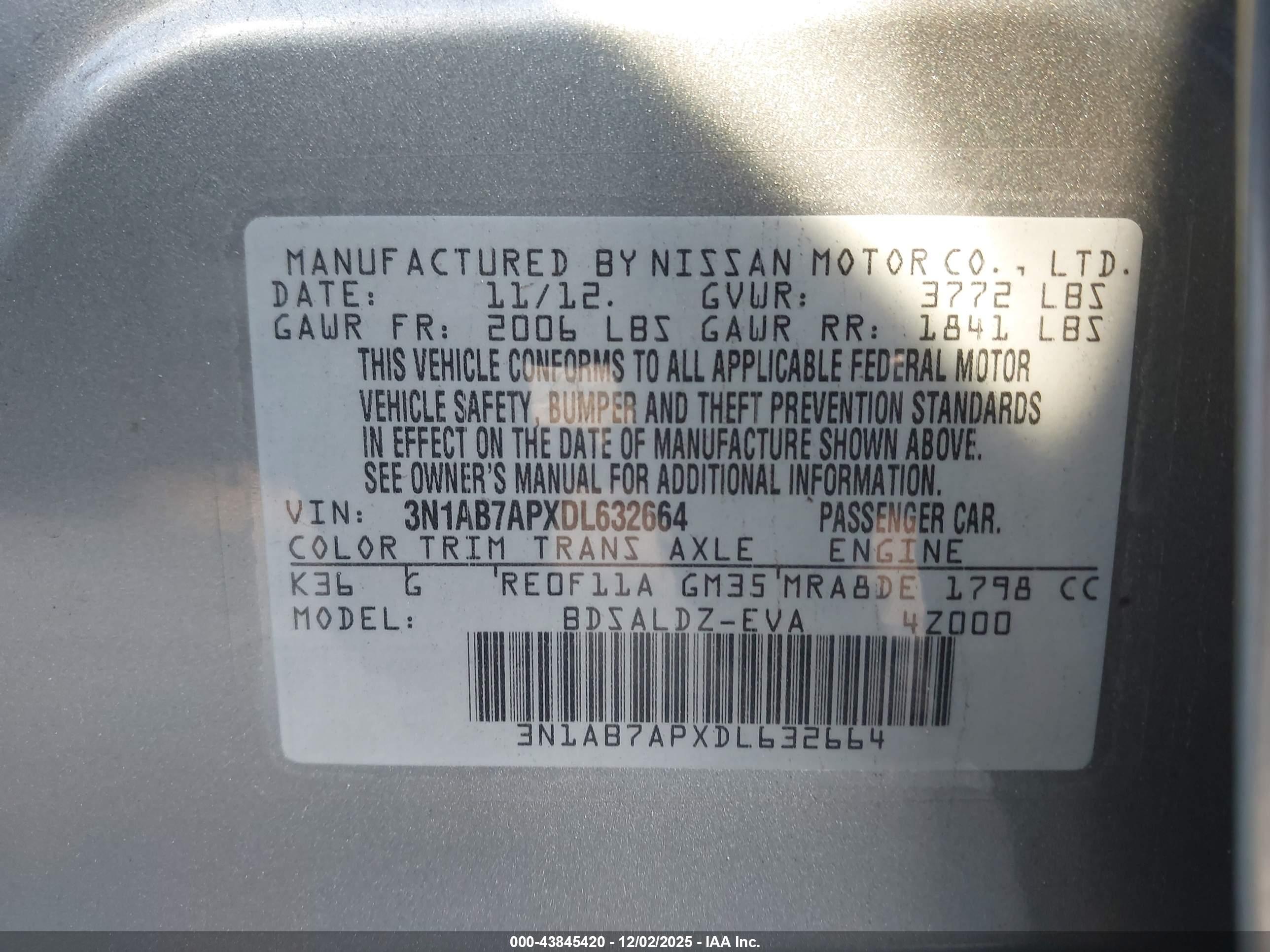 NISSAN SENTRA image 9