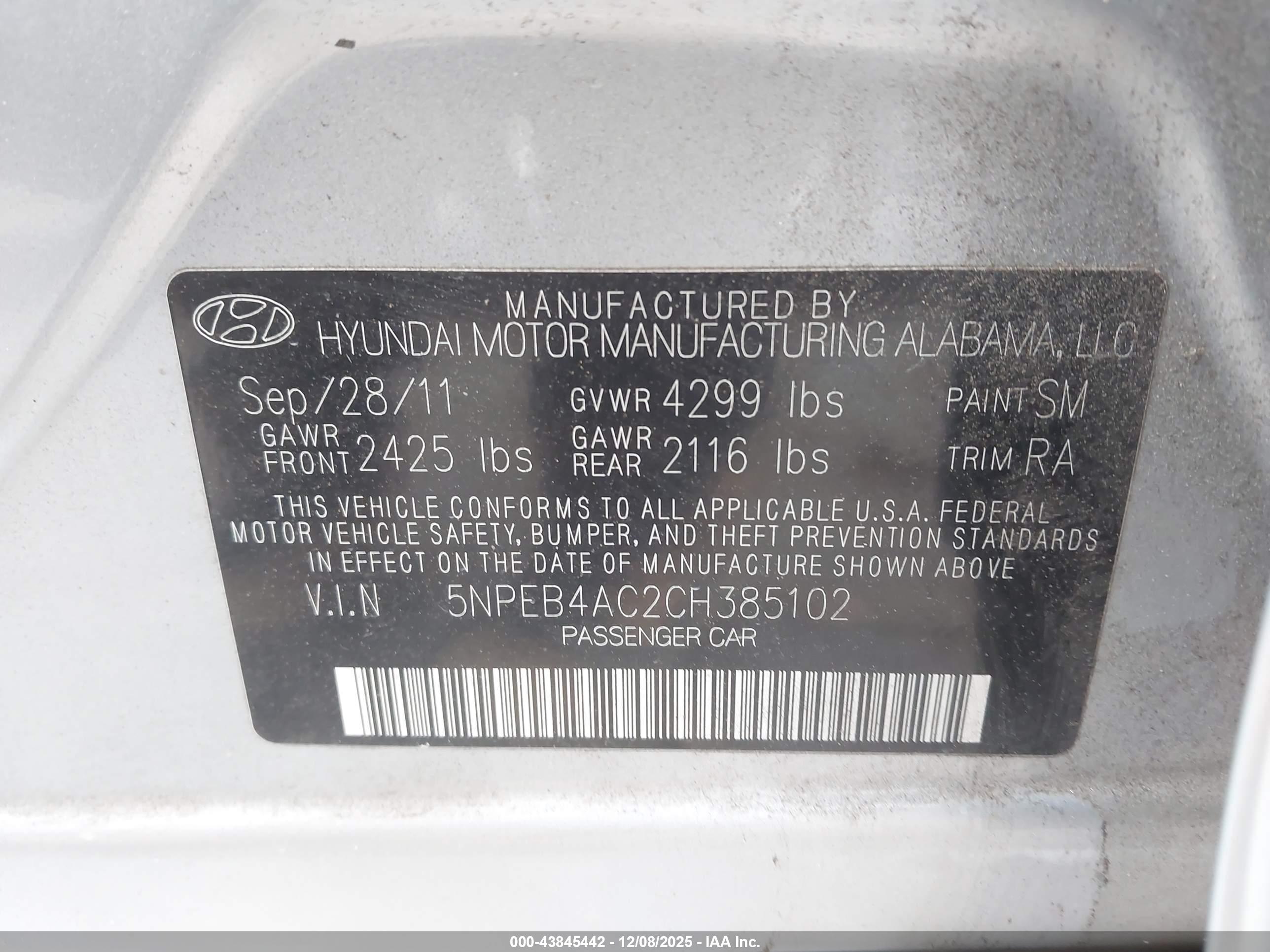 HYUNDAI SONATA image 9