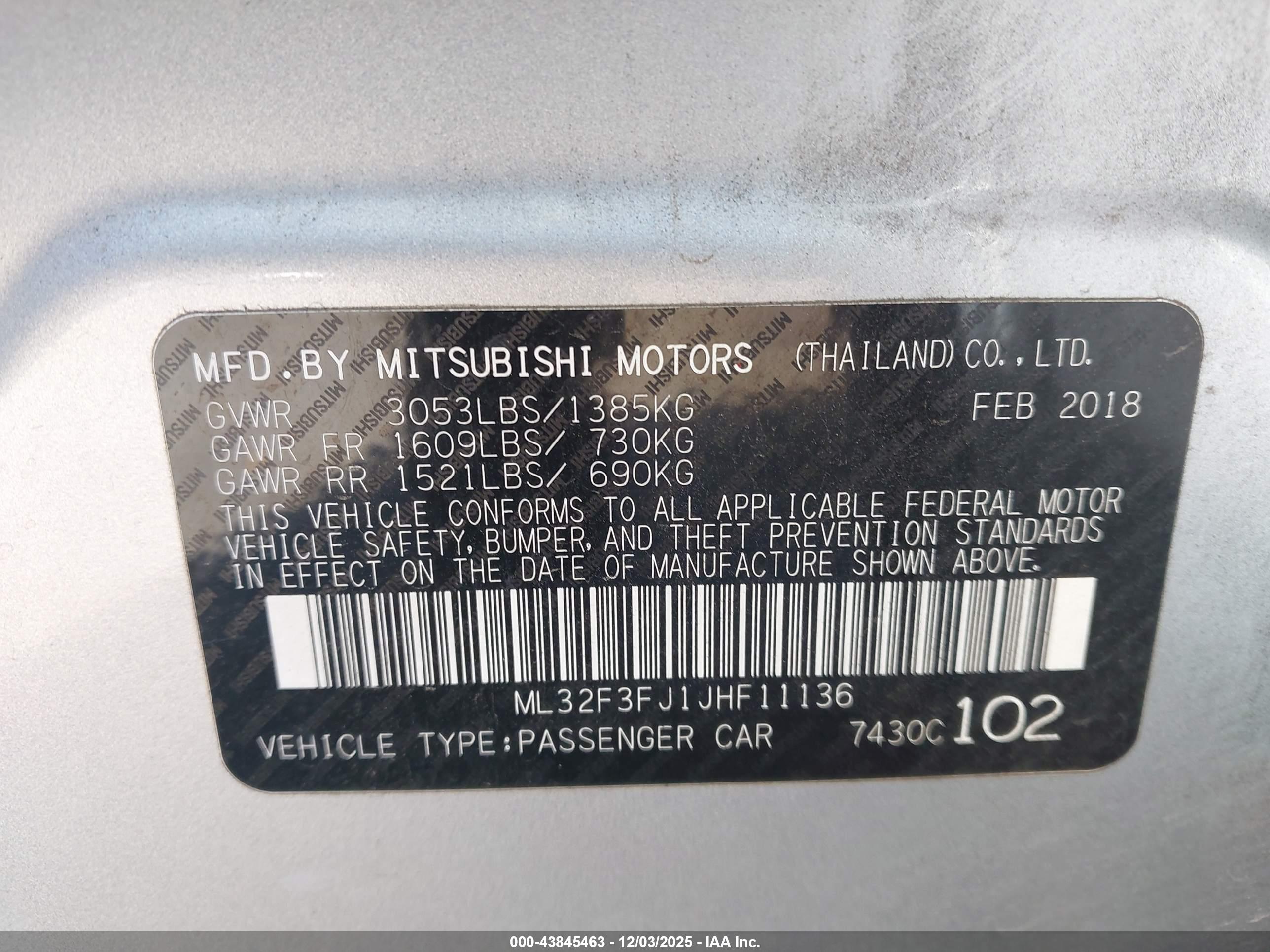 MITSUBISHI MIRAGE image 9