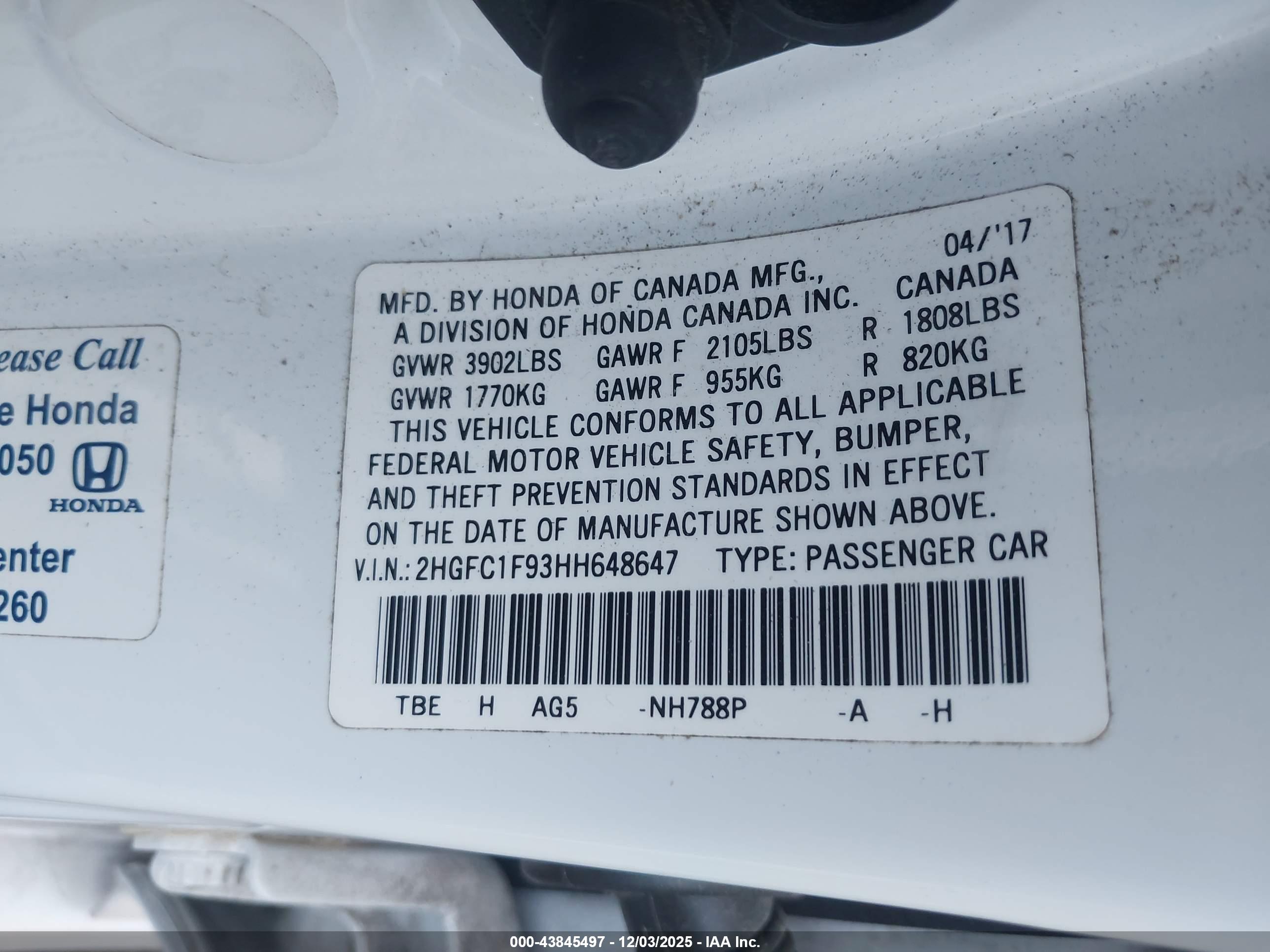 HONDA CIVIC image 9