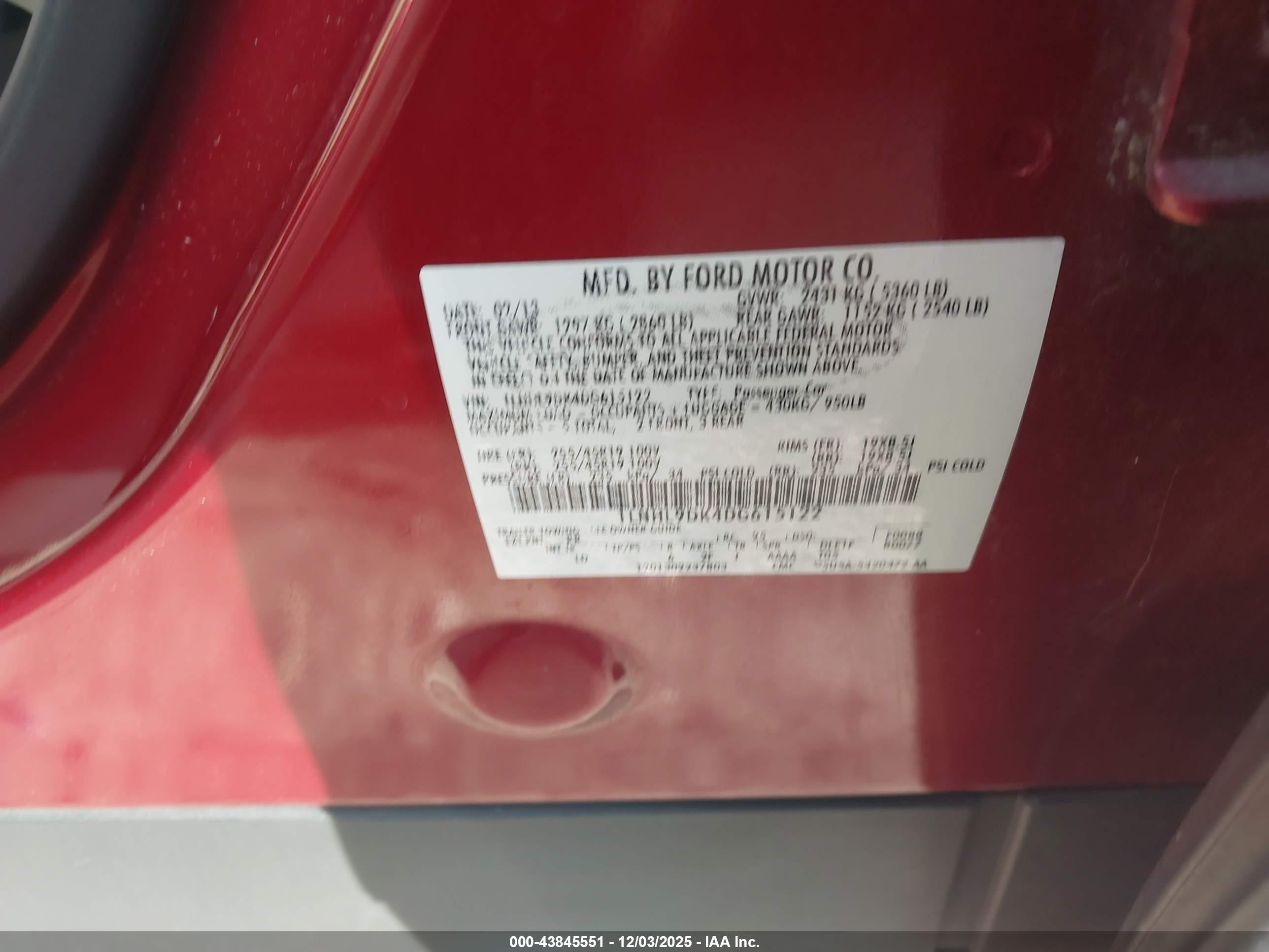 LINCOLN MKS image 9