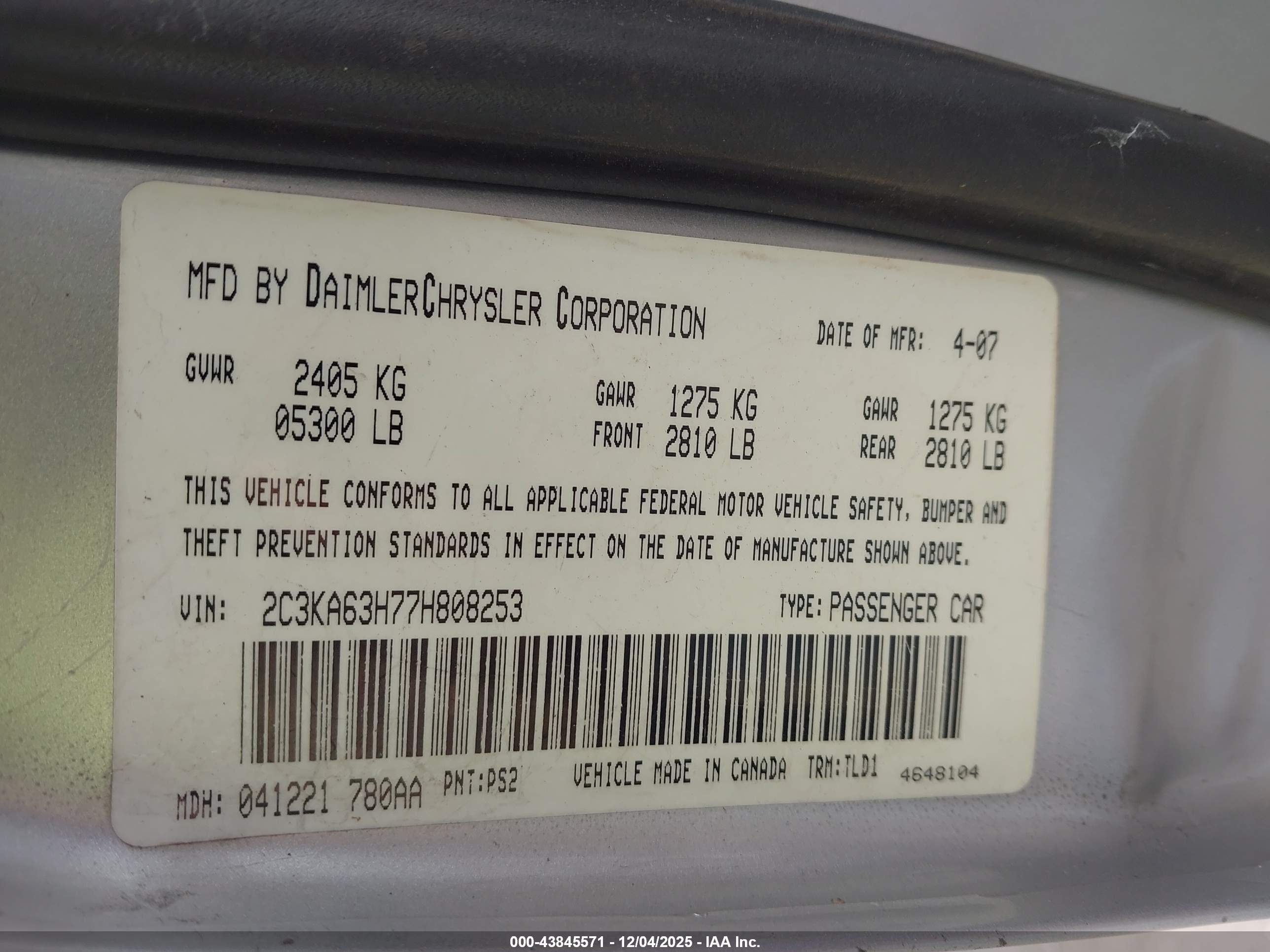 CHRYSLER 300C image 9