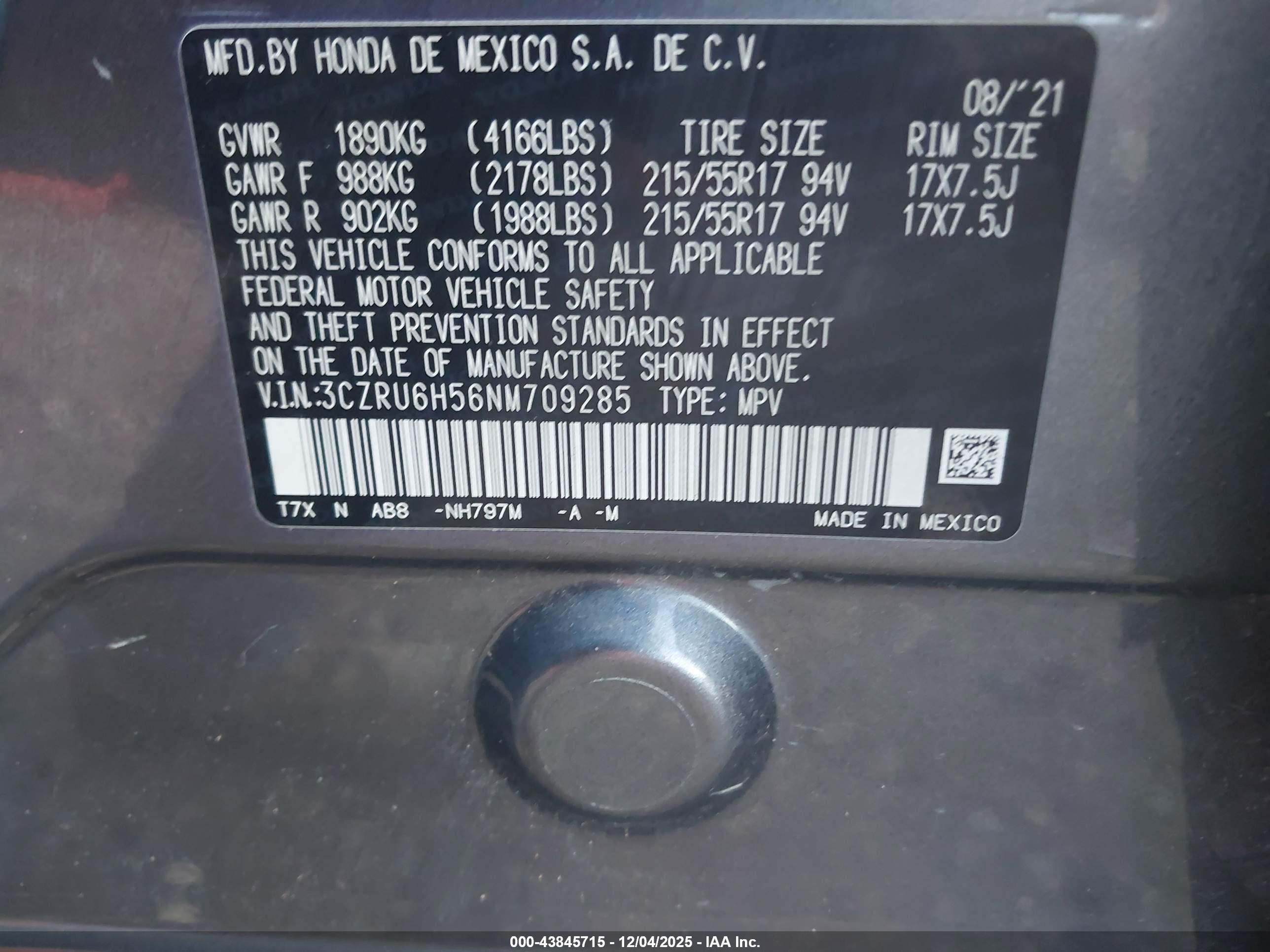 HONDA HR-V image 9