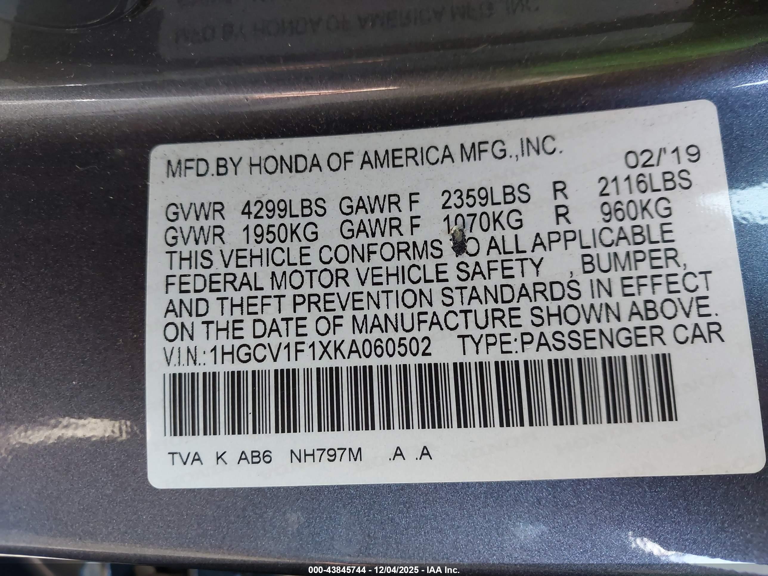 HONDA ACCORD image 9