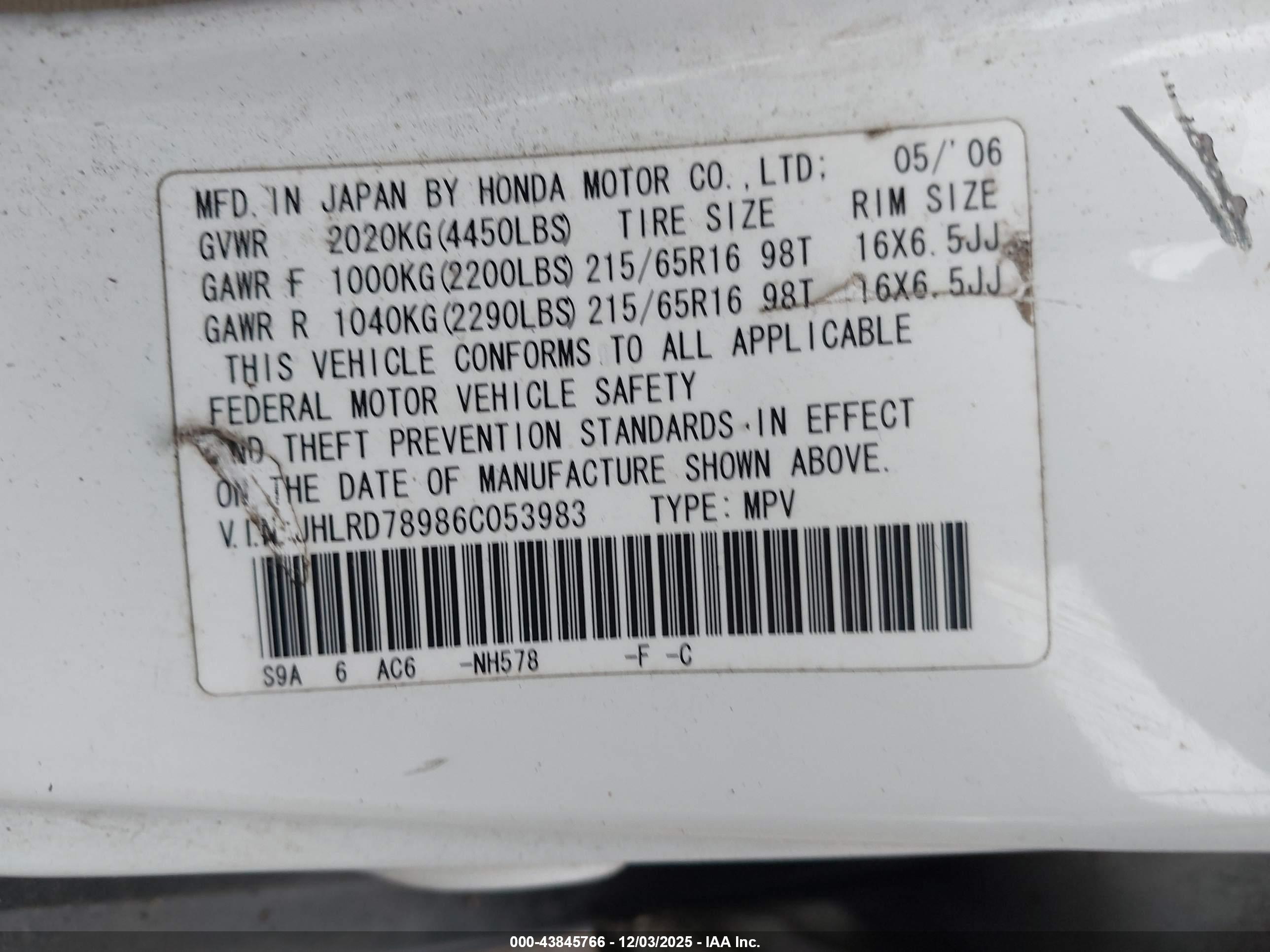HONDA CR-V image 9