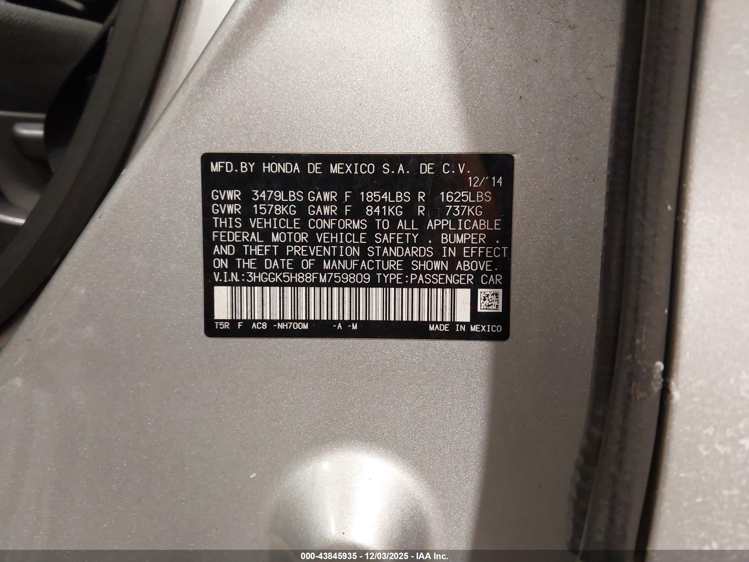 HONDA FIT image 9