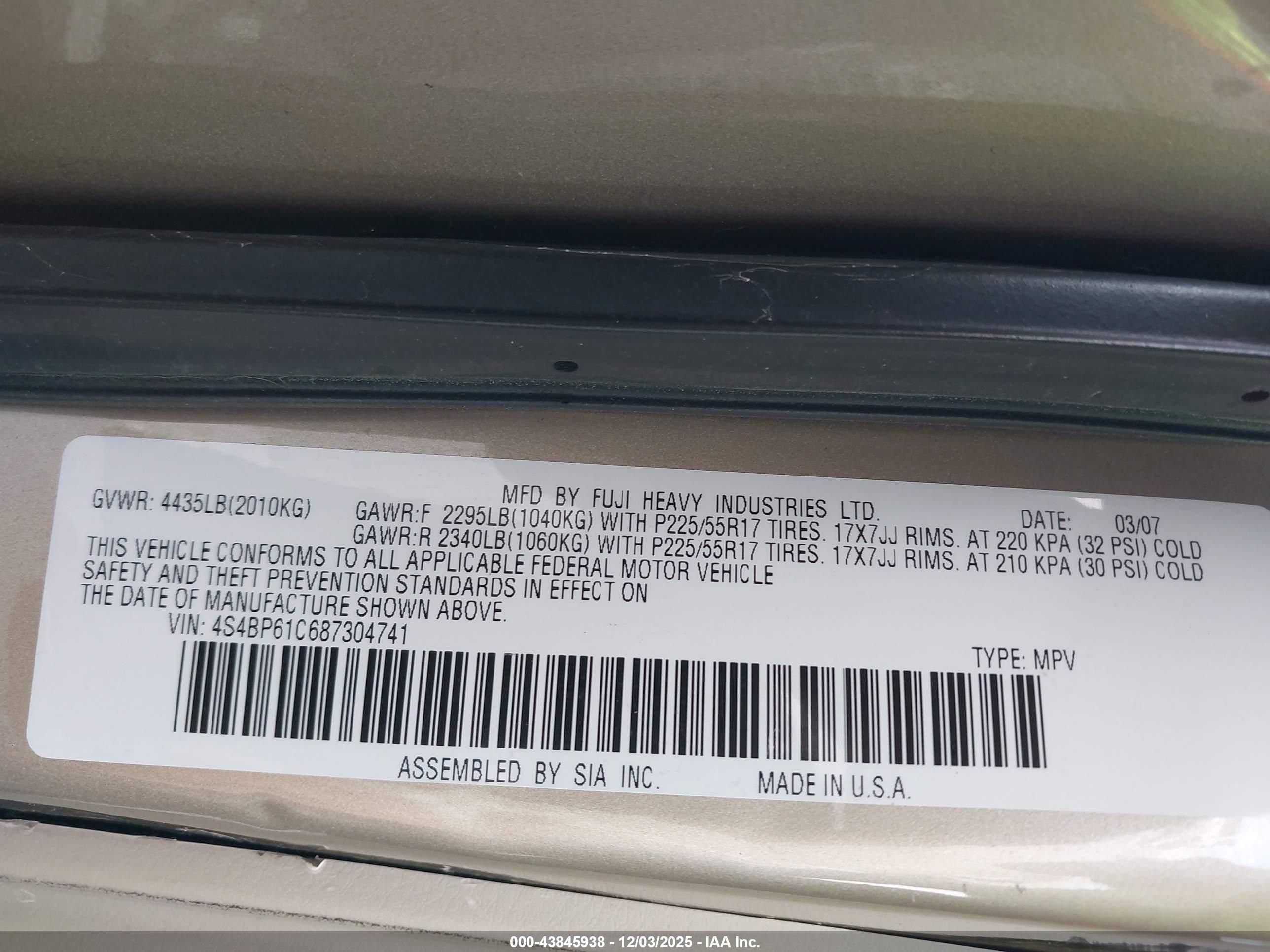 SUBARU OUTBACK image 9