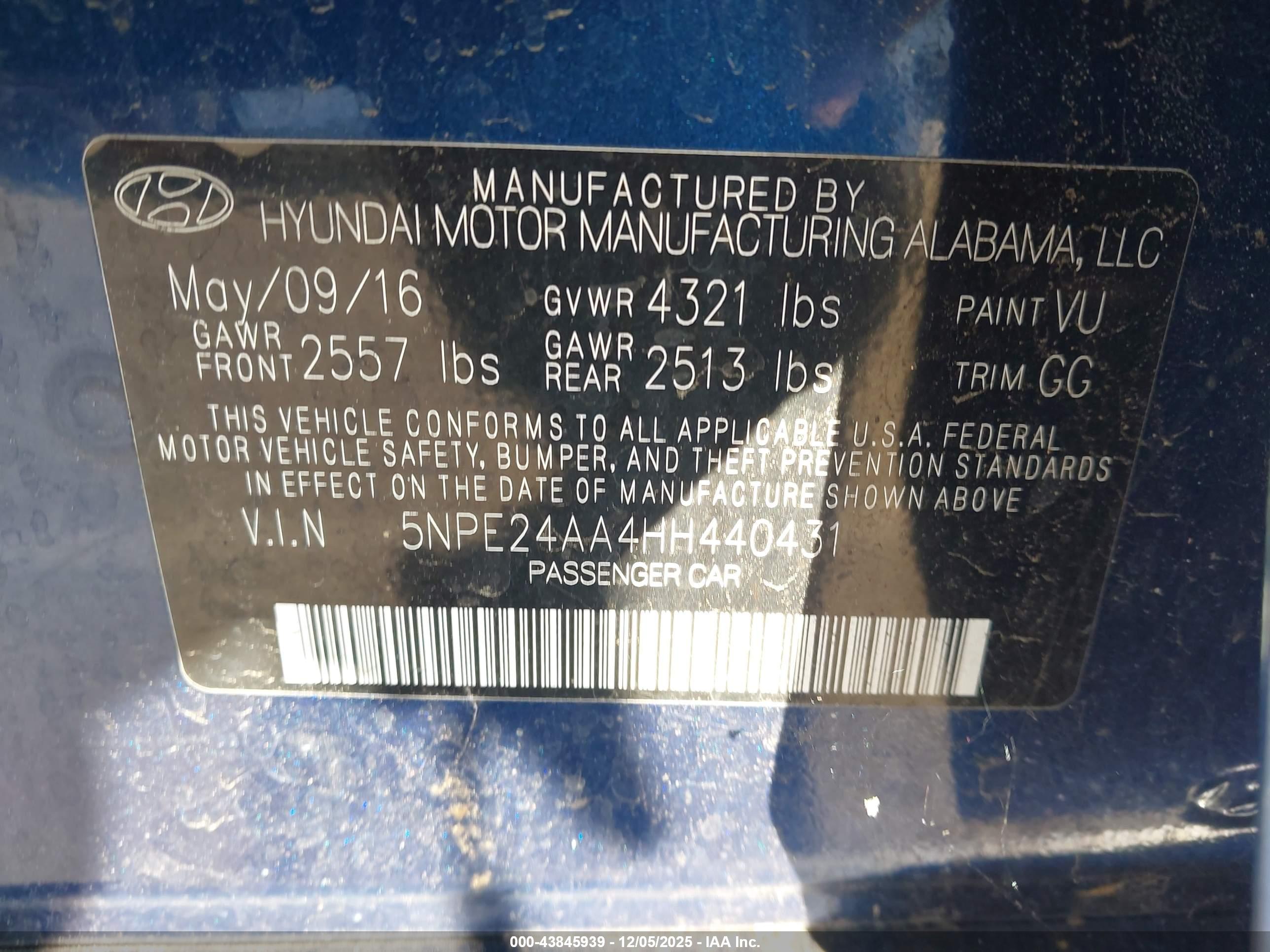 HYUNDAI SONATA image 9