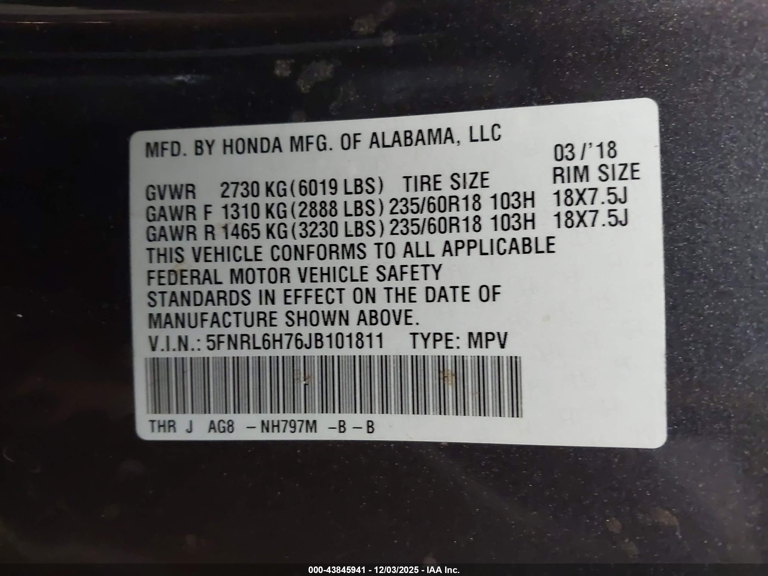 HONDA ODYSSEY image 9