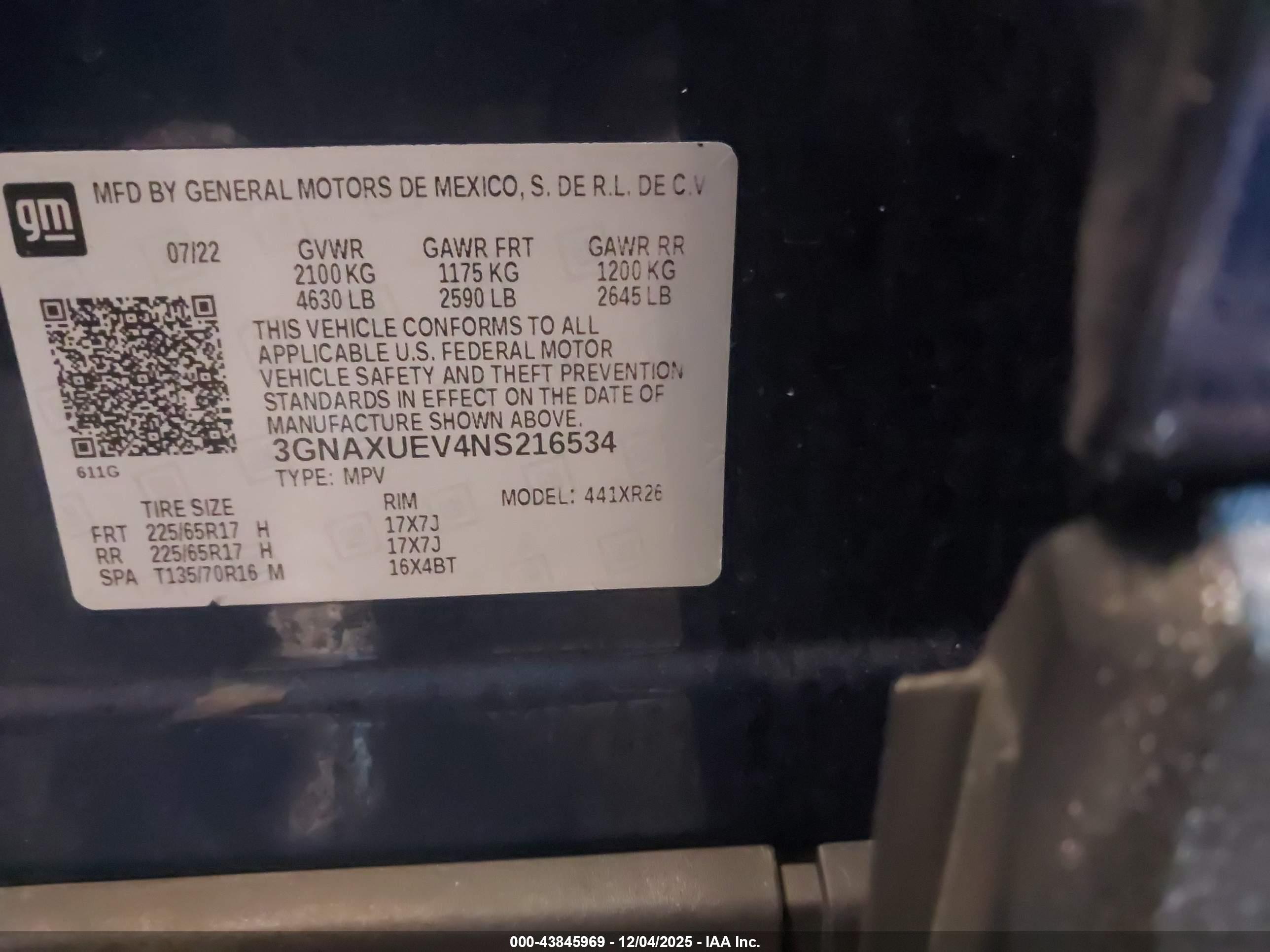 CHEVROLET EQUINOX image 9