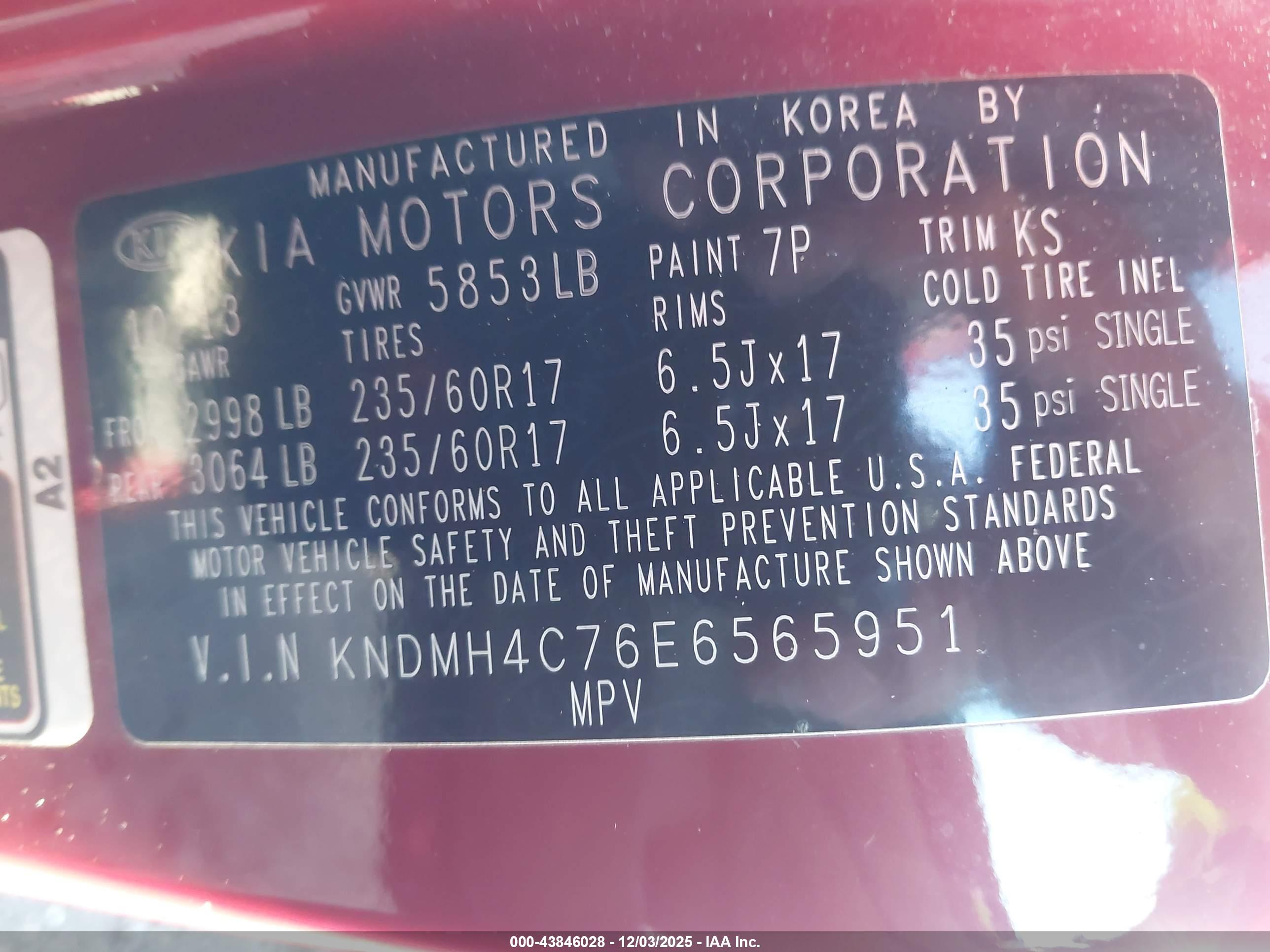 KIA SEDONA image 9